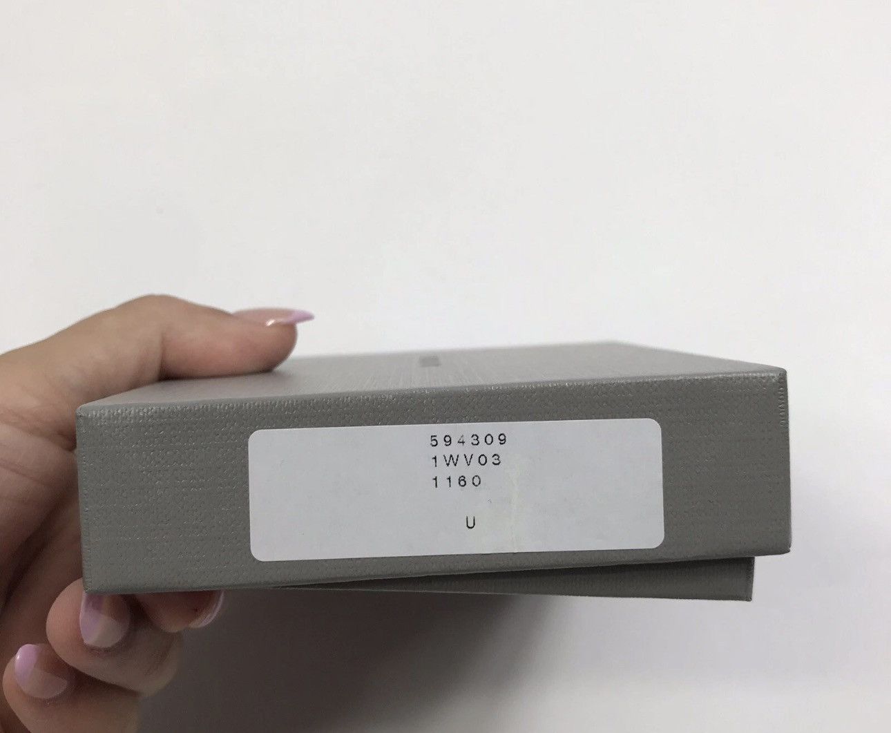 Balenciaga Black Gradient Logo Card Holder Size ONE SIZE - 7 Thumbnail