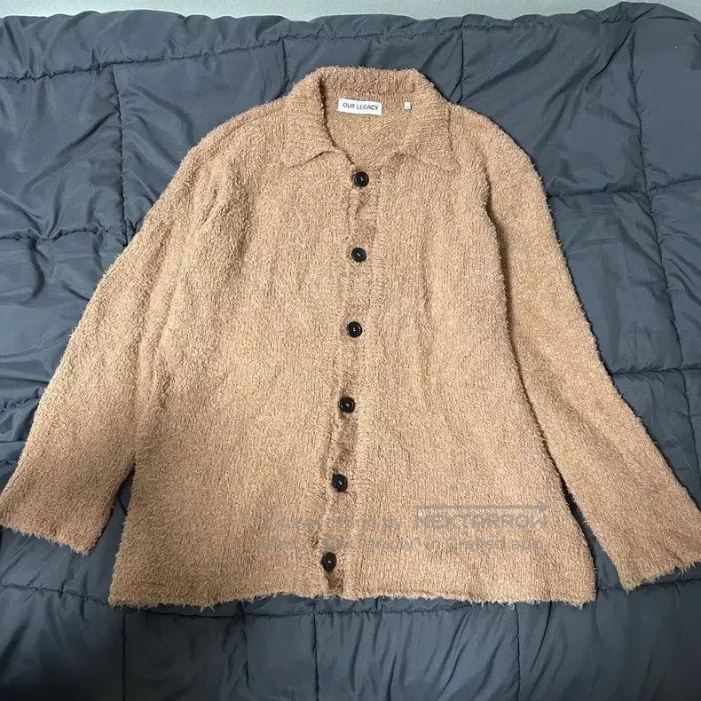 Our Legacy Our Legacy Plus Size Cardigan Caramel Cloud Cotton Size US M / EU 48-50 / 2 - 2 Thumbnail