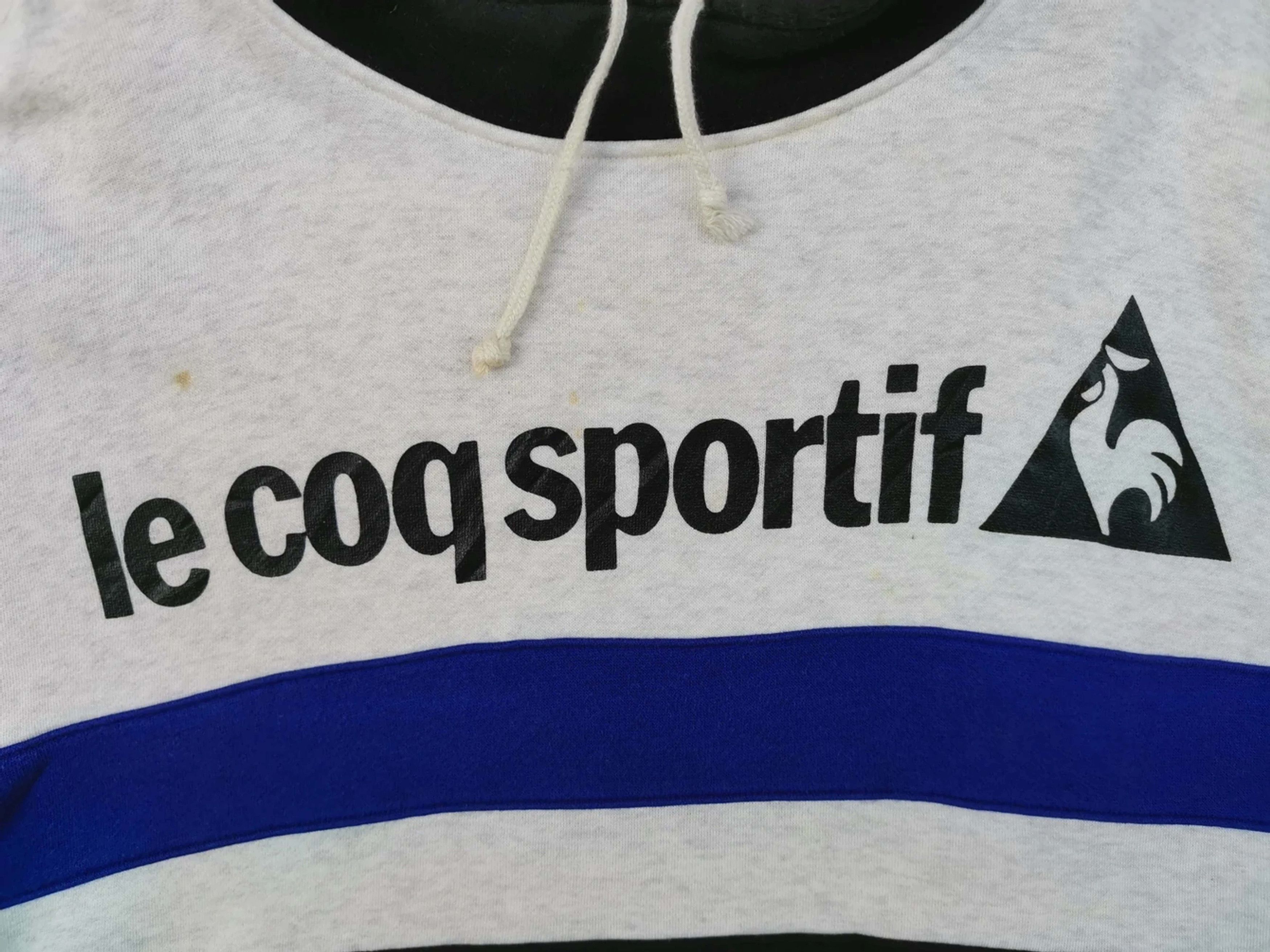 Le Coq Sportif Rare!!! Le Coq Sportif Big Logo Sweatshirt Size US XL / EU 56 / 4 - 4 Thumbnail