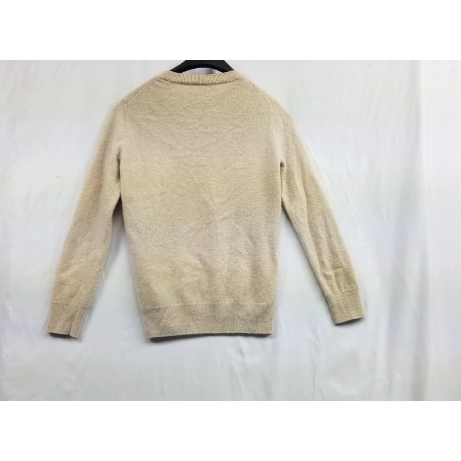 Vintage Hilary Radley Womens Sweater Beige Long Sleeve Crew Neck Cashmere Pullover XS Size XS / US 0-2 / IT 36-38 - 2 Thumbnail