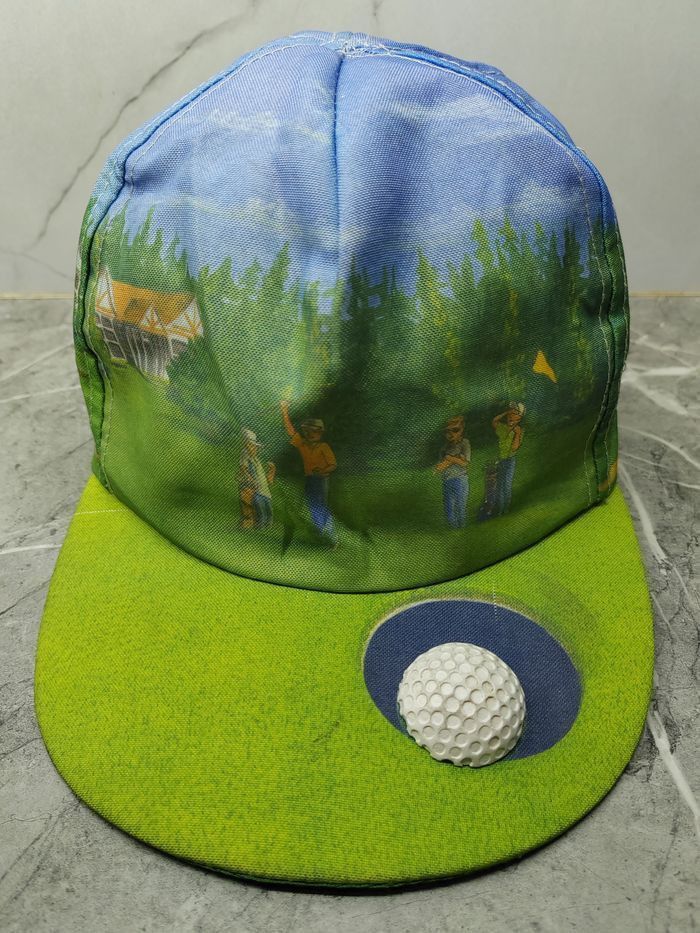 Vintage Vintage Golf Fullprint Cap Hat Size ONE SIZE - 2 Thumbnail
