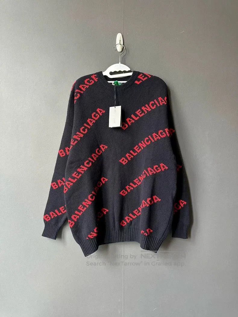 Balenciaga Balenciaga Logo Bullet Screen Sweater. Size US XS / EU 42 / 0 - 1 Thumbnail
