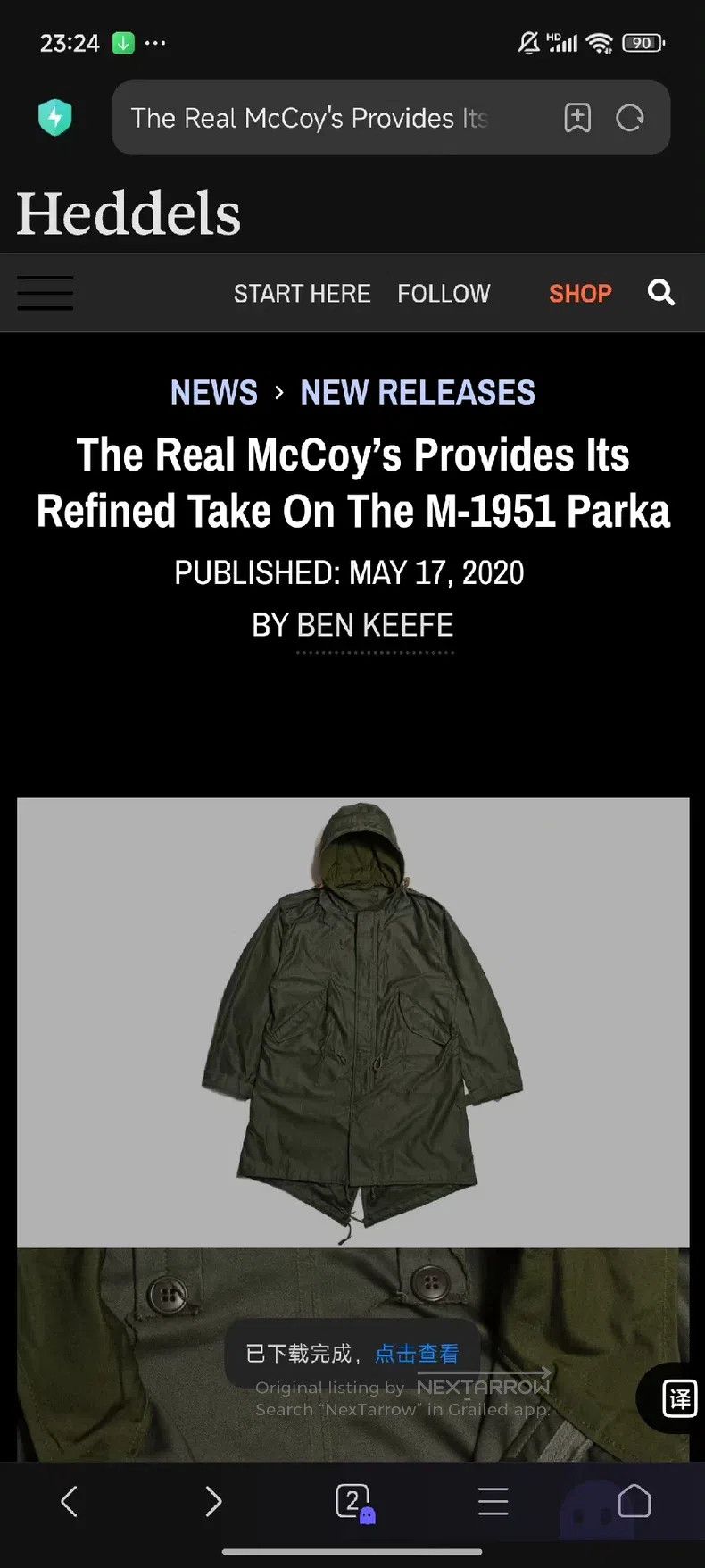 The Real McCoy's The Real McCoys coat Size US L / EU 52-54 / 3 - 6 Thumbnail