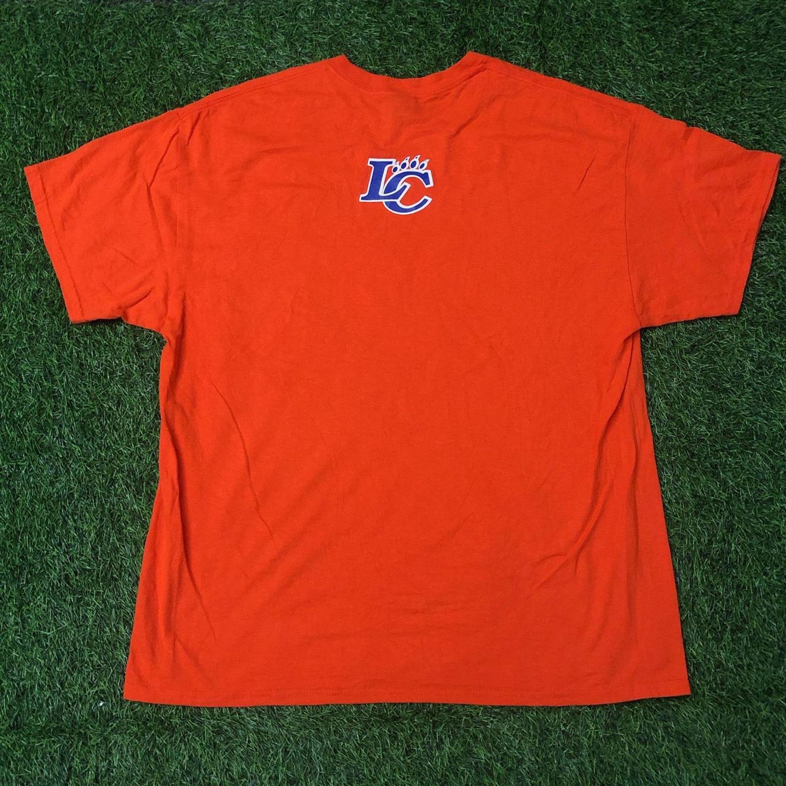 Gildan Mens Orange LC Big Cat Graphic Tee Size US XL / EU 56 / 4 - 2 Thumbnail