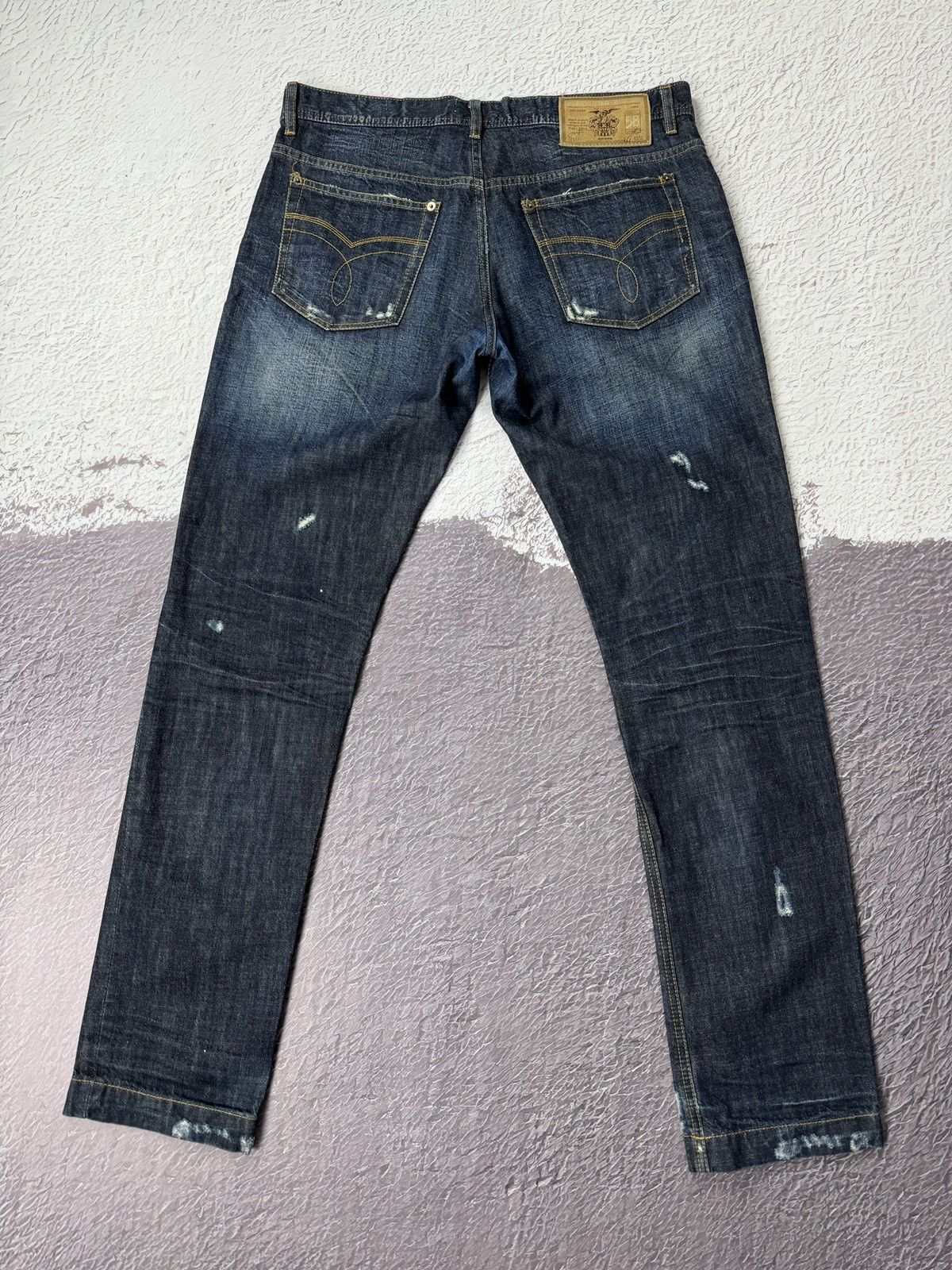 Dolce & Gabbana Dolce & Gabbana Distressed Indigo Denim Pants Jeans Size US 36 / EU 52 - 2 Thumbnail