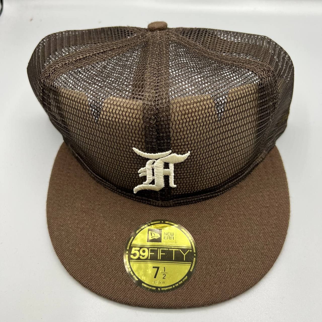 New Era Fear of God 7 1/2 59Fifty New Era Mesh Hat Fitted FOG Jordan Size ONE SIZE - 1 Thumbnail