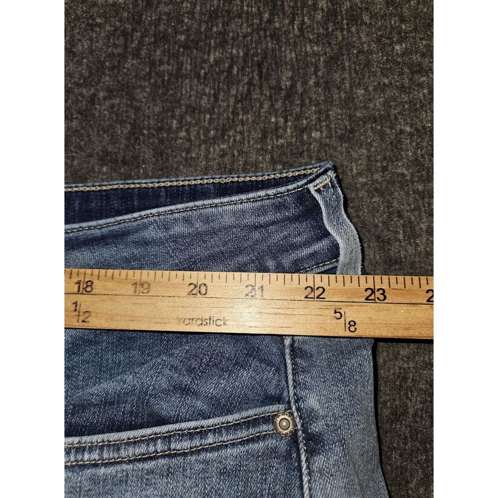 NYDJ NYDJ Jeans Womens 24W Blue Light Wash Marilyn Straight High Rise Stretch Pants Denim Jeans 5-Pocket Size 42" / US 20 - 4 Thumbnail