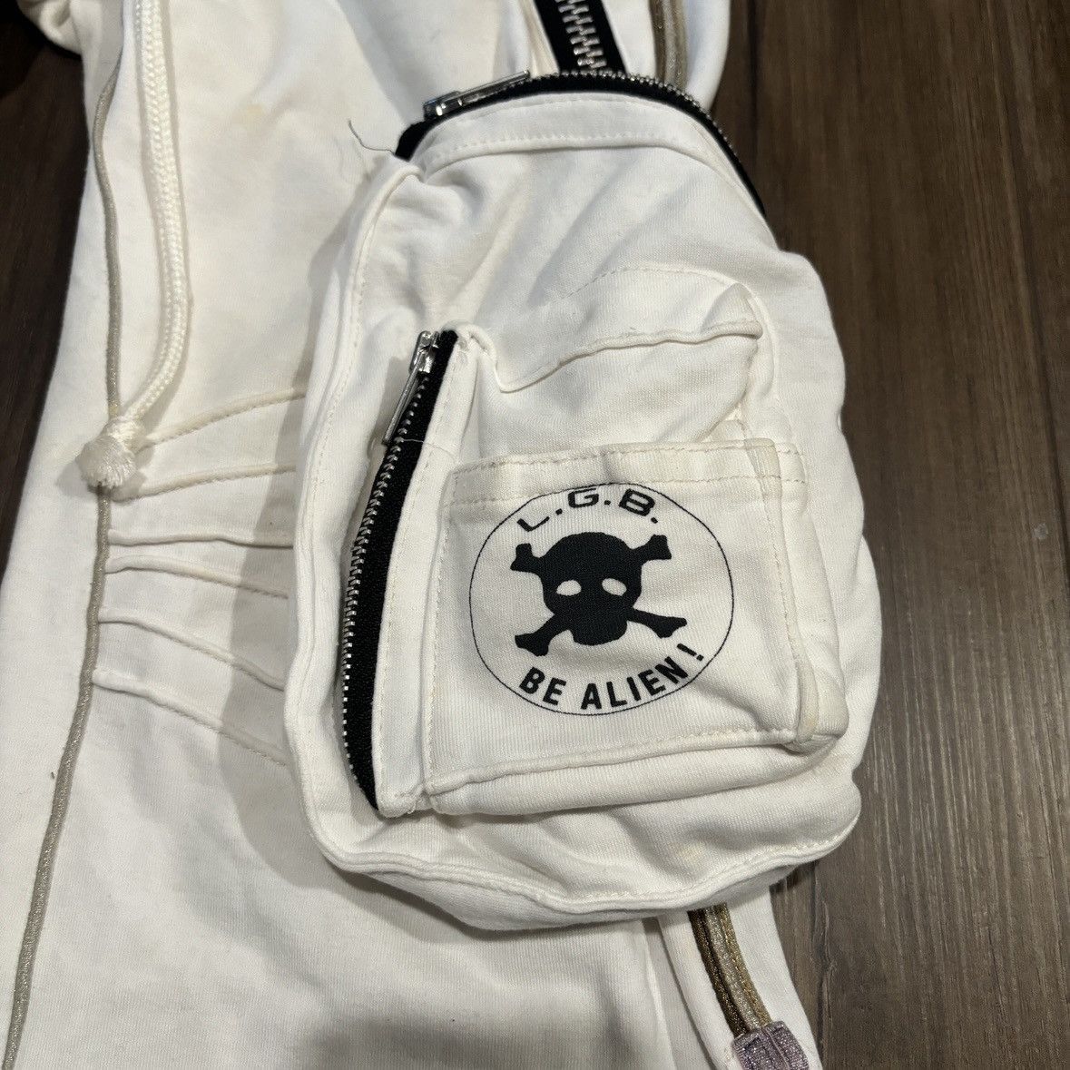 Le Grande Bleu (L.G.B.) L.G.B. Be Alien Flared Boxer Cargo Sweats RARE Size US 30 / EU 46 - 3 Thumbnail
