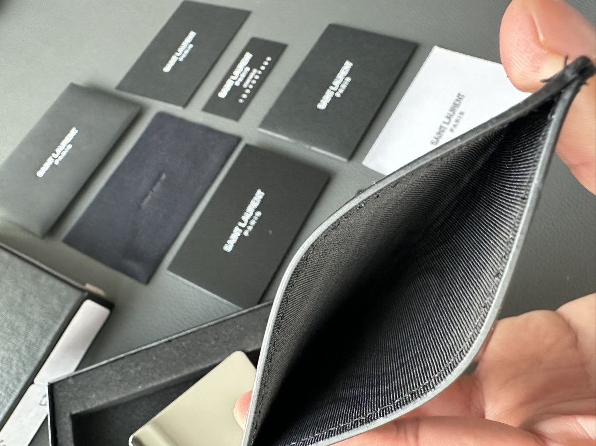 Hedi Slimane × Saint Laurent Paris × Yves Saint Laurent Brand New Saint Laurent Wallet Cardholder Size ONE SIZE - 16 Thumbnail