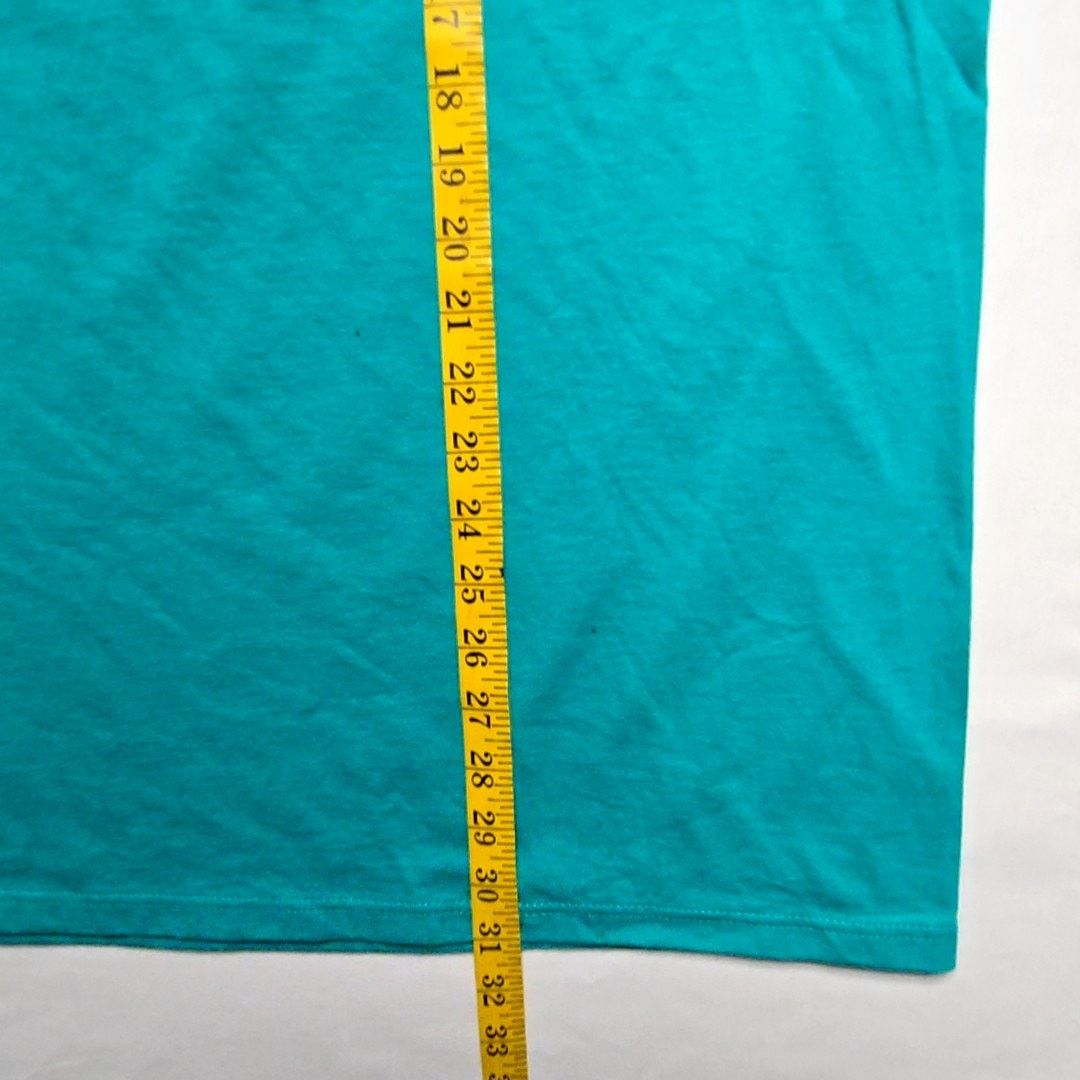 Jerzees Vintage Arizona Cactus Tee Floral Turquoise Blue L Shirt Size US L / EU 52-54 / 3 - 7 Thumbnail