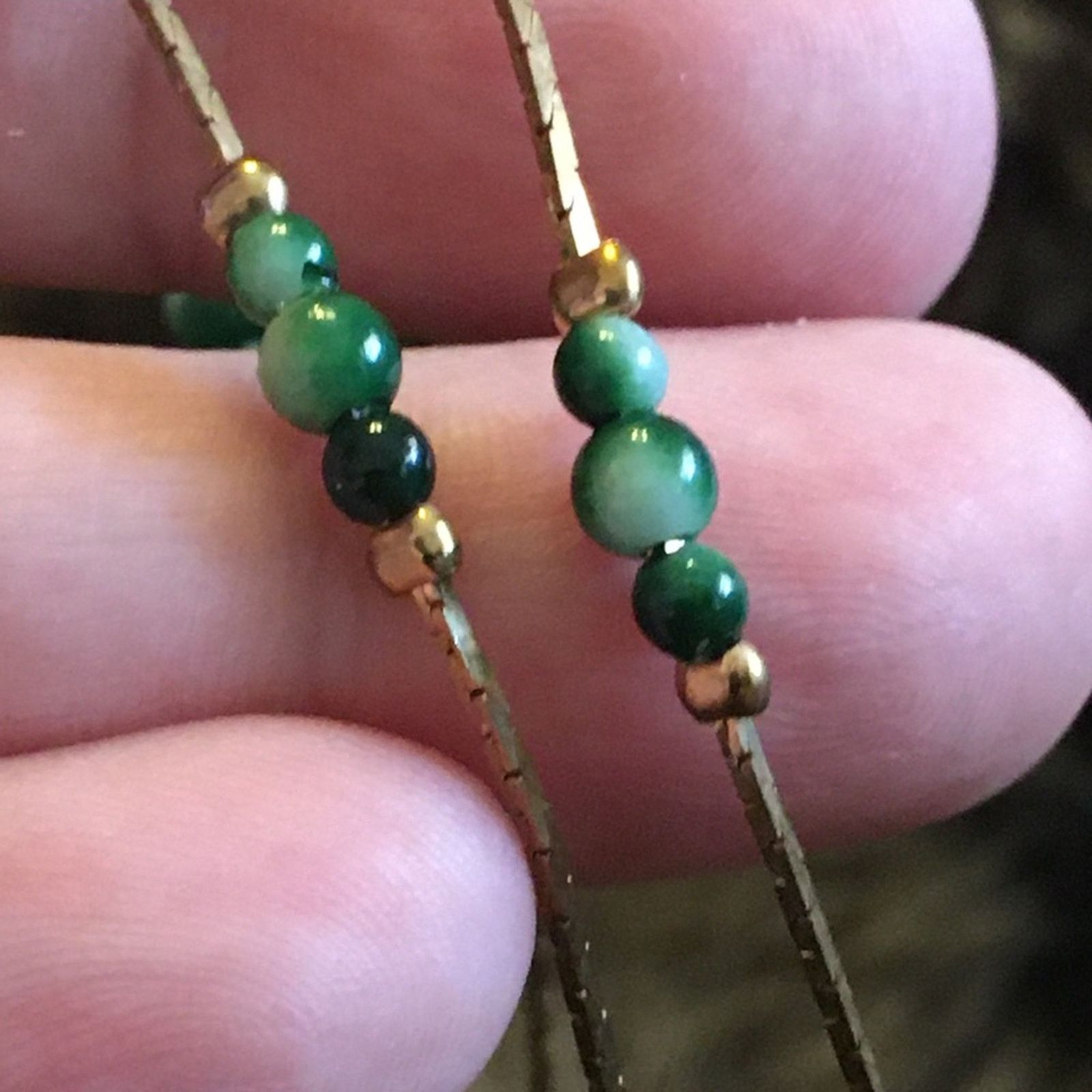 Vintage Vintage 80s beaded gold tone chain necklace Size ONE SIZE - 5 Thumbnail