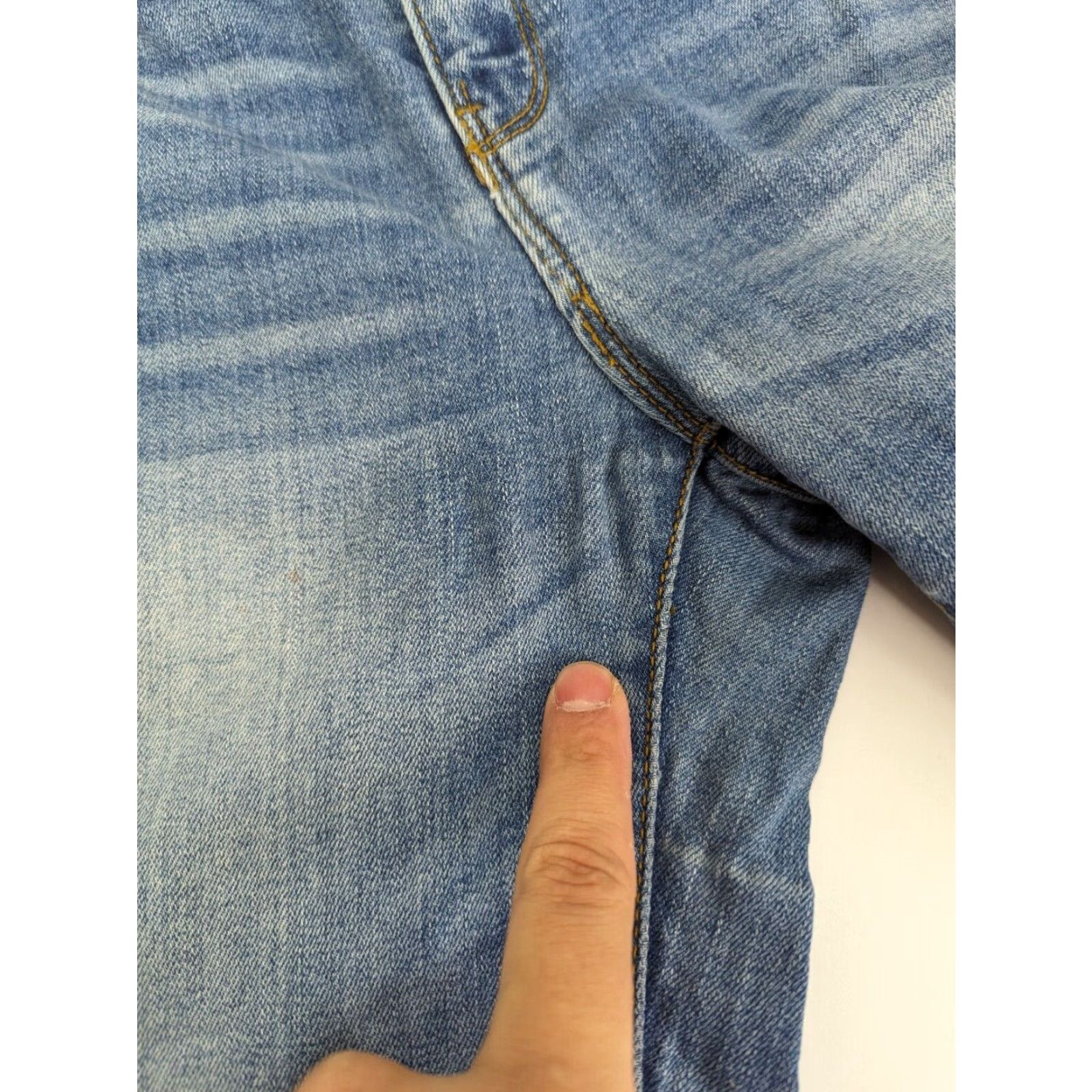Vintage KanCan Jeans Womens 7/27 High Rise Ankle Skinny Denim KC8395M Blue 5-Pocket Stretch Distressed Modern Size 28" / US 6 / IT 42 - 3 Thumbnail