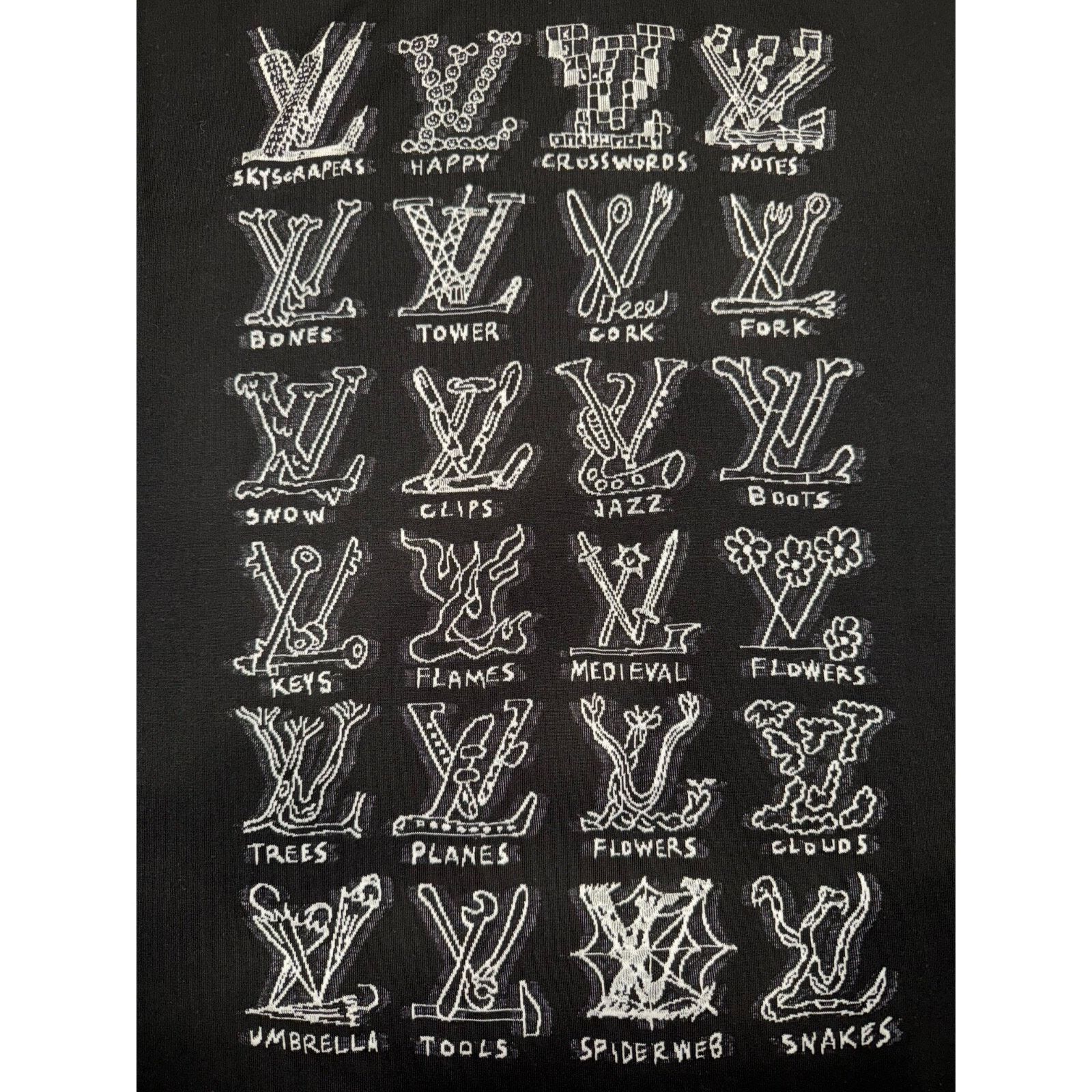 Louis Vuitton Louis Vuitton LV Cartoons Jacquard Black White Logo Short Size US L / EU 52-54 / 3 - 7 Thumbnail