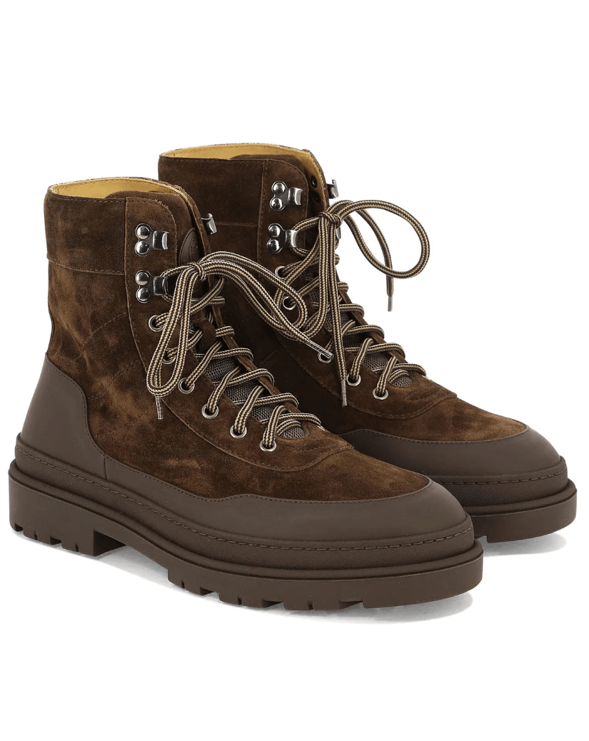 Brunello Cucinelli Brunello Cucinelli Mens Lace-Up Boots in Dark Brown Size US 7.5 / EU 40-41 - 3 Thumbnail
