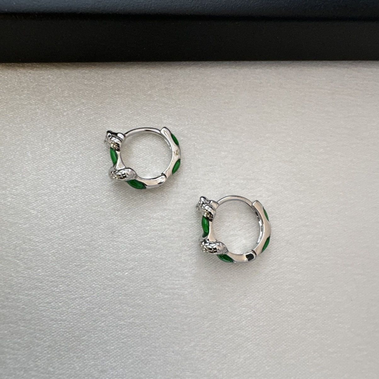Other 14mm Small Snake Hoop Earrings for Men Women Size ONE SIZE - 1 Thumbnail