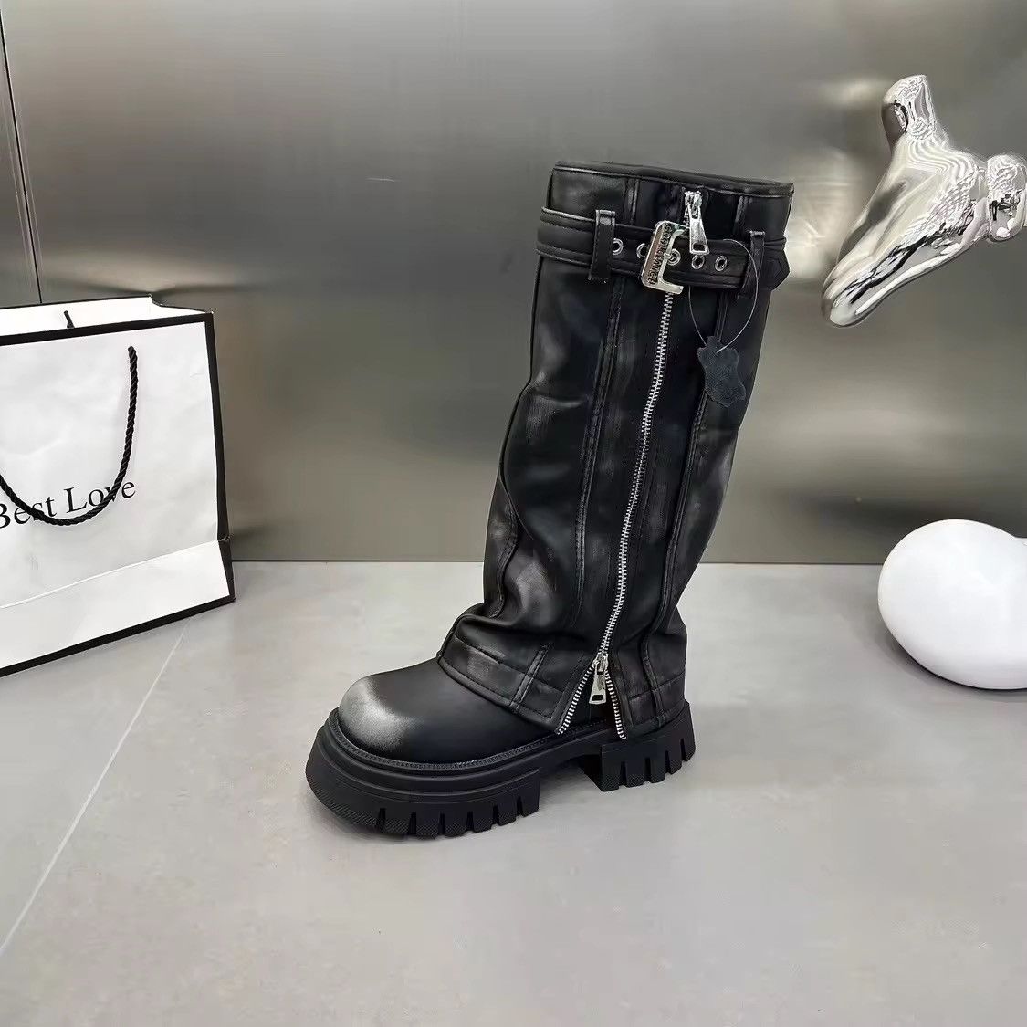 Other Streetwear Retro Vintage Punk Casual Boots Size US 8.5 / IT 38.5 - 5 Thumbnail