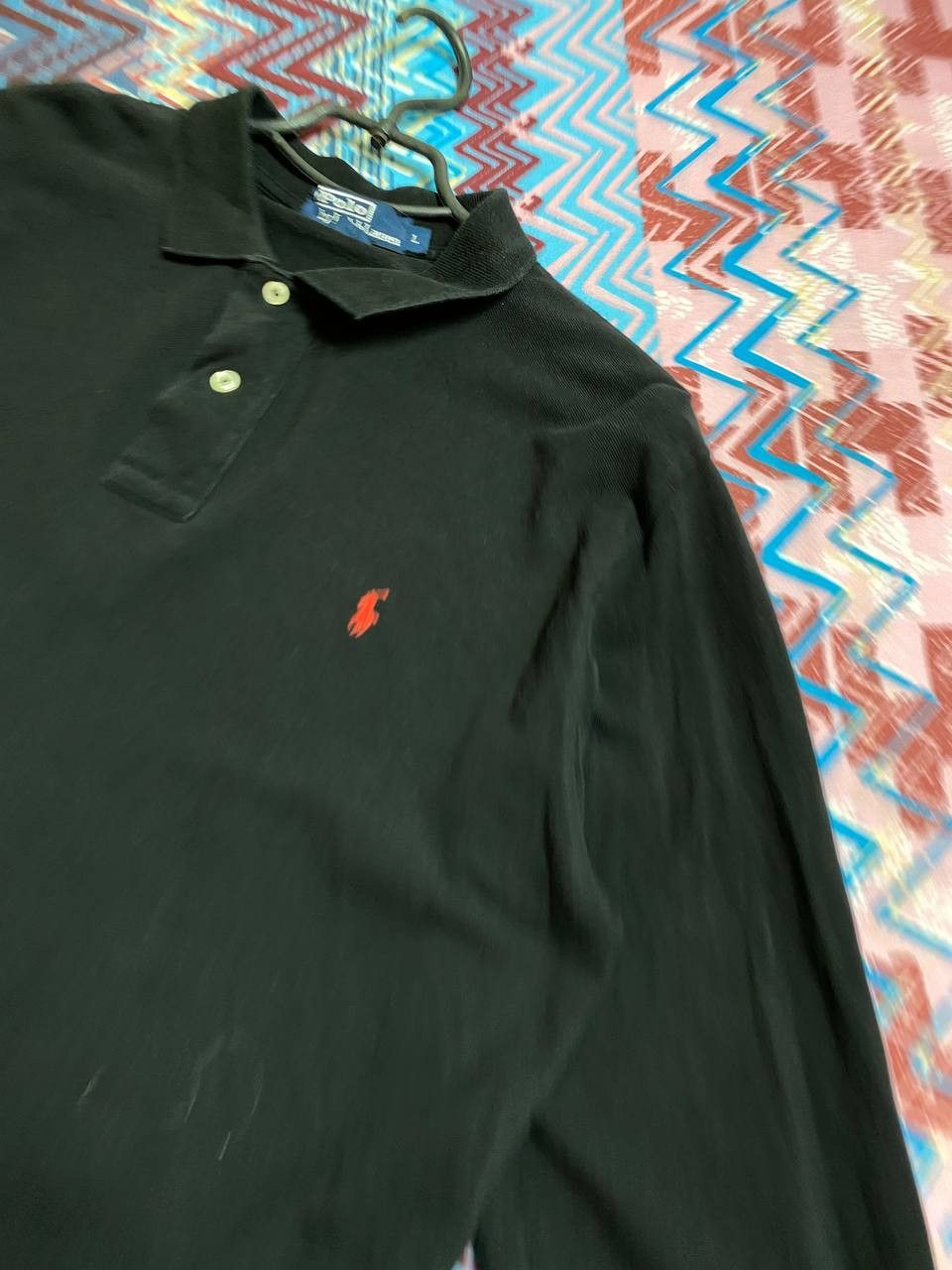 Polo Ralph Lauren × RRL Ralph Lauren Vintage Polo Ralph Lauren Rugby Long Sleeve Size US L / EU 52-54 / 3 - 11 Thumbnail