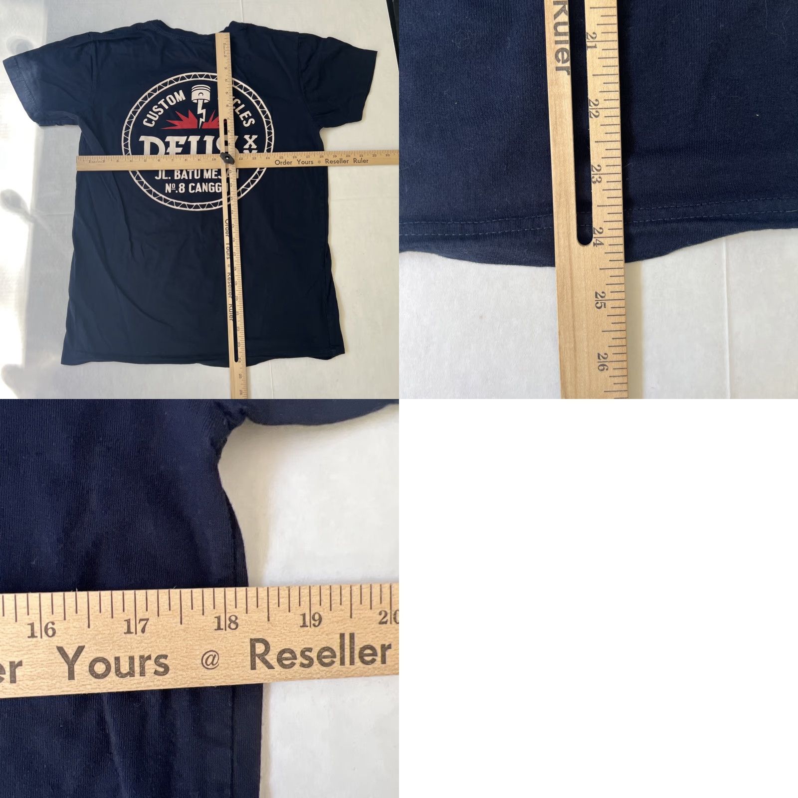 Deus Ex Machina VINTAGE Deus ex Machina Shirt Men Small Blue Cotton Canvas Graphic Print 8 Canggu Racer Limited Edition Embroidered Short Sleeve Crew Neck Size US S / EU 44-46 / 1 - 8 Thumbnail