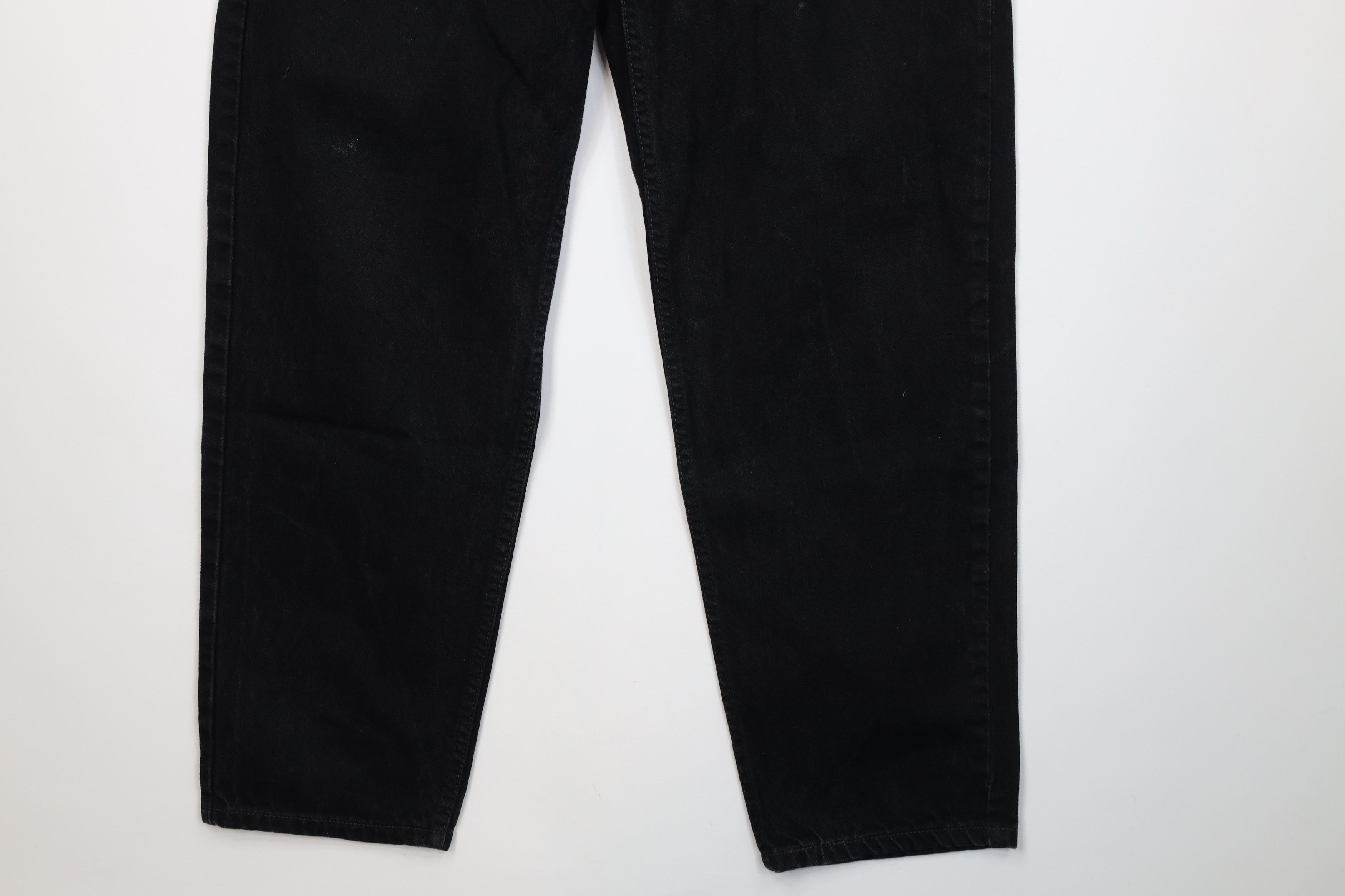 Levi's Vintage Y2K Levis 560 Comfort Relaxed Fit Denim Jeans Black Size US 34 / EU 50 - 5 Thumbnail
