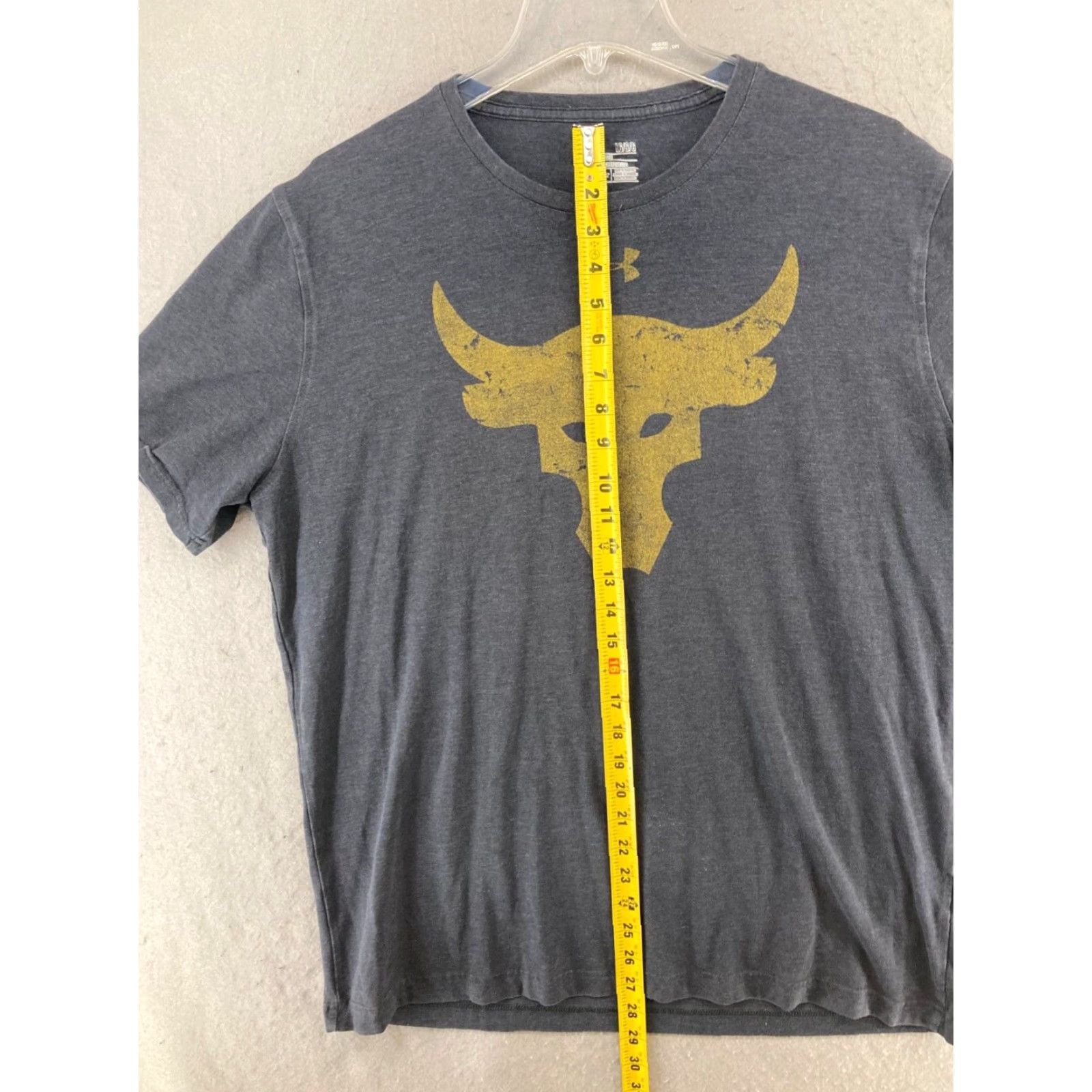Under Armour Under Armour Mens TShirt Large Blue HeatGear Bull Graphic Print Crew Neck Short Sleeve Casual Jersey Cotton Size US L / EU 52-54 / 3 - 3 Thumbnail