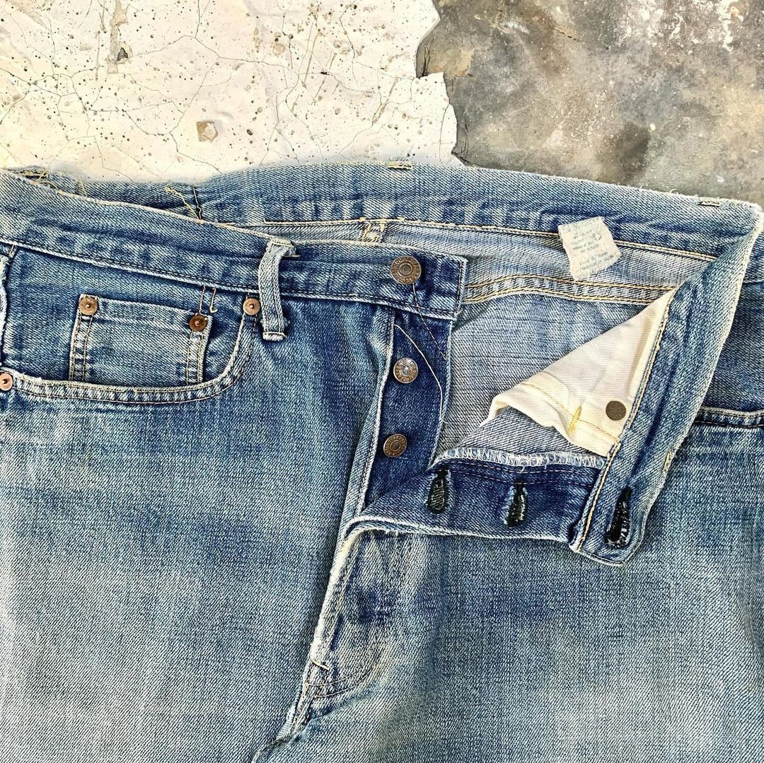 Levi's × Vintage × Wrangler Vintage Dope Drakkar denim selvedge pants Size US 32 / EU 48 - 4 Thumbnail