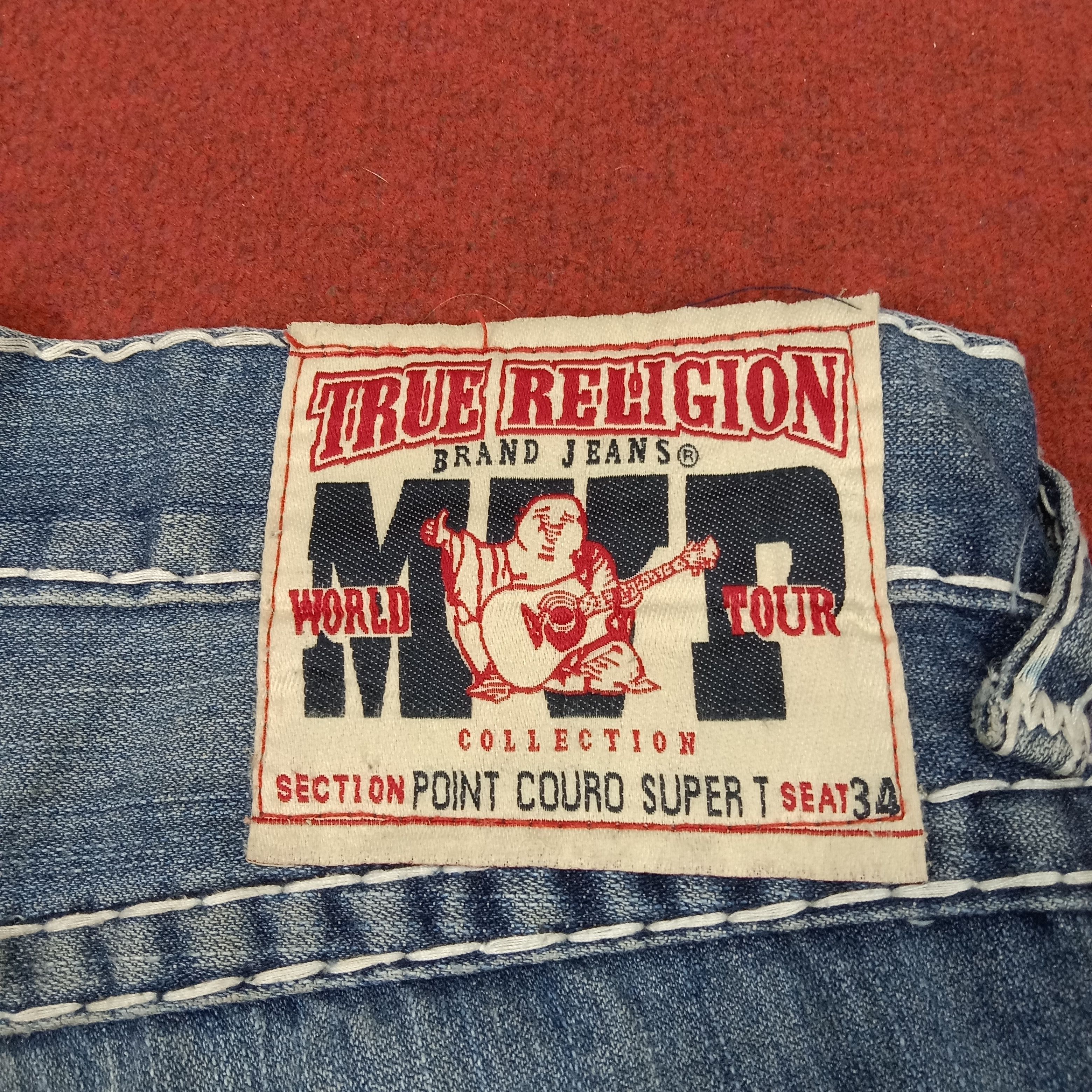 Vintage True Religion Jeans Streetwear Fashion Style Size US 34 / EU 50 - 14 Thumbnail