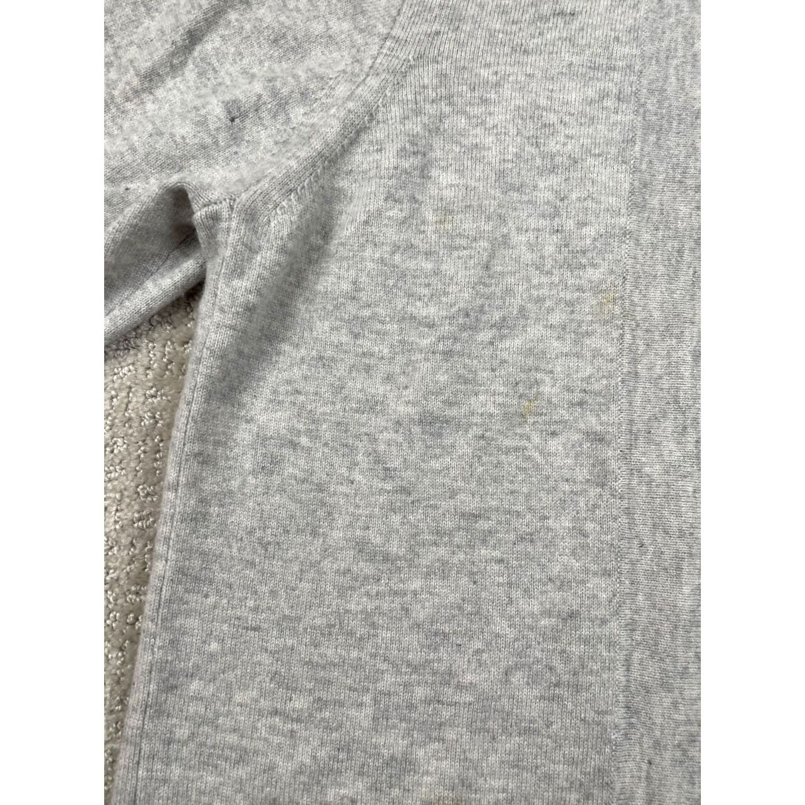 J.Crew J.CREW Cardigan Womens M Gray Open Front Cashmere Long Sleeve Sweater Solid Size M / US 6-8 / IT 42-44 - 6 Thumbnail