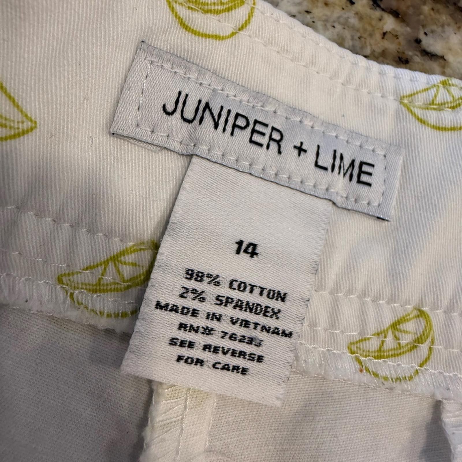 Other Juniper + Lime lime novelty print shorts plus SZ 14 Size 36" / US 14 / IT 50 - 5 Thumbnail