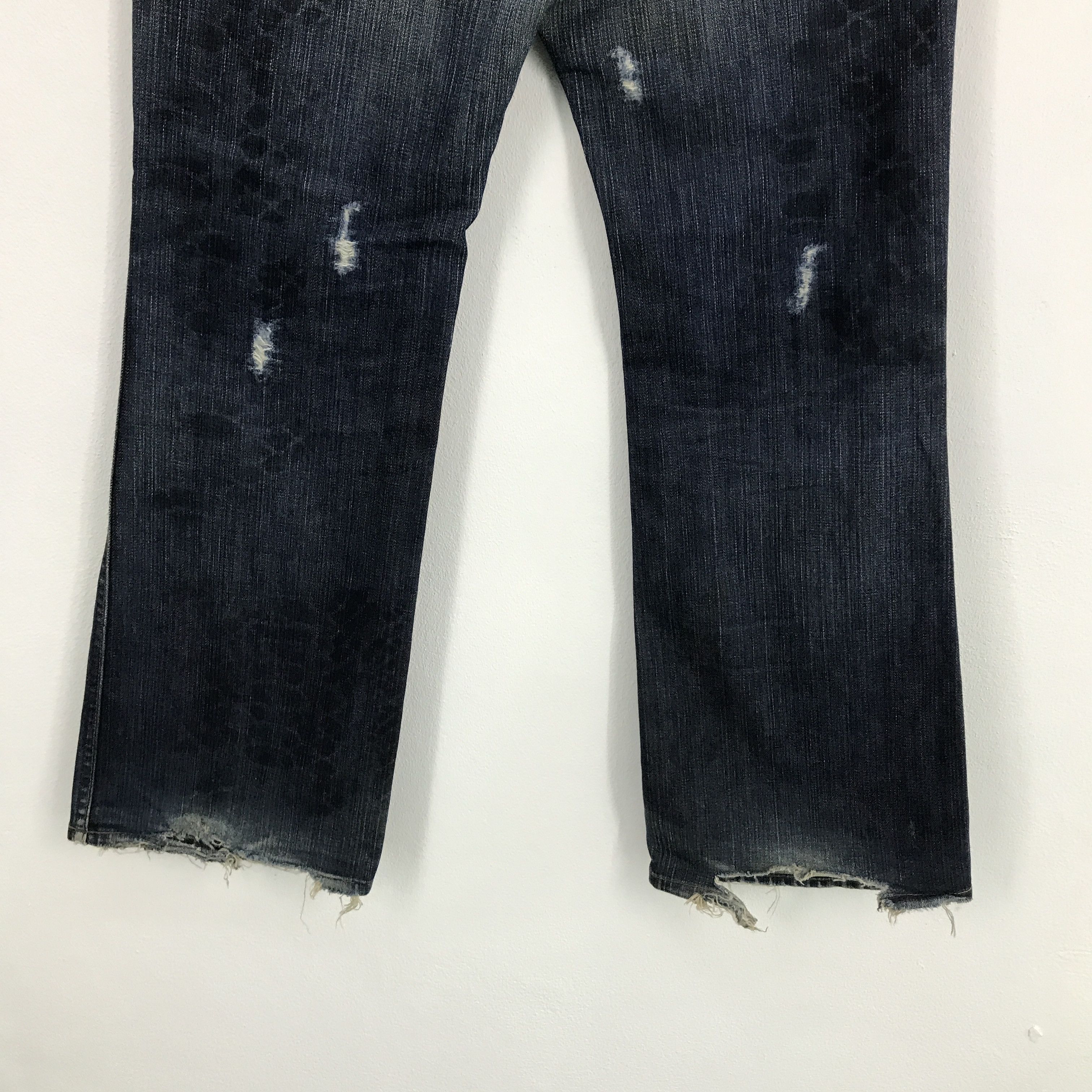 Japanese Brand × Wrangler Flared wrangler style value bootcut Denim jeans pants Size US 31 - 6 Thumbnail