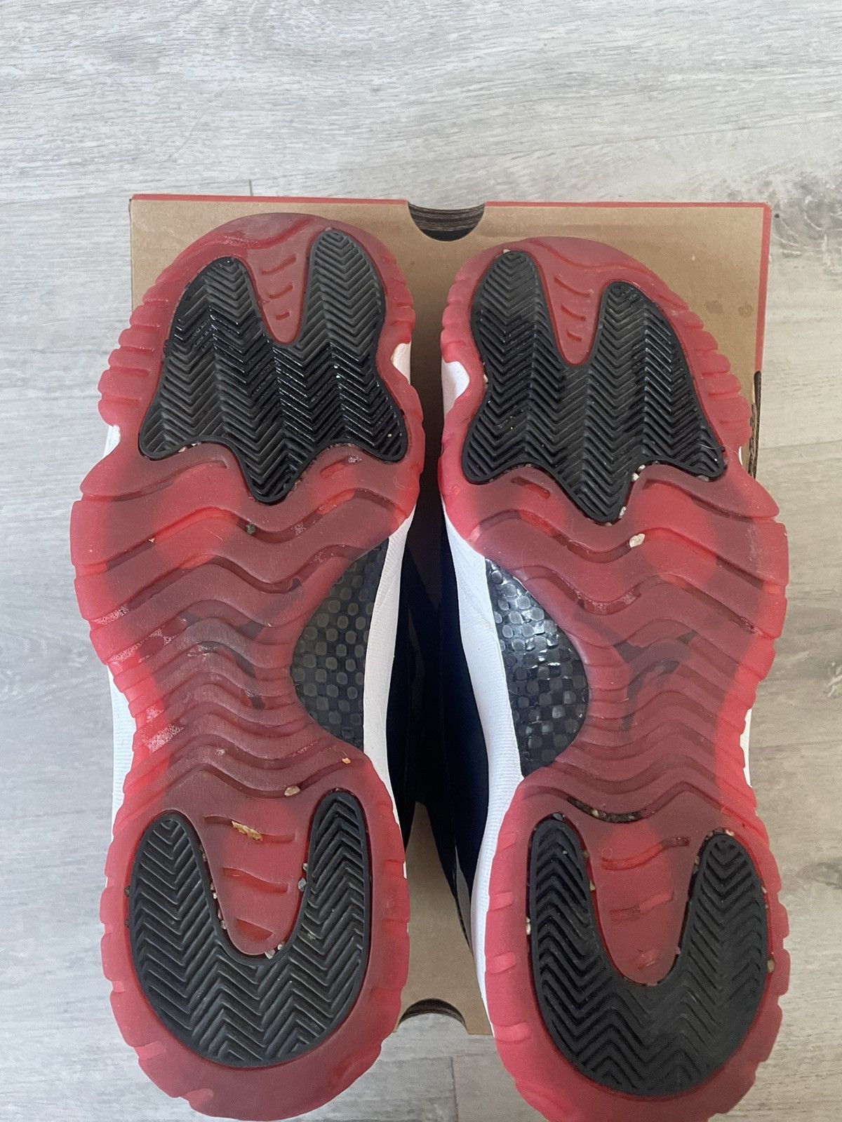 Jordan Brand Air Jordan 11 Retro Low BRED Size US 12 / EU 45 - 5 Thumbnail