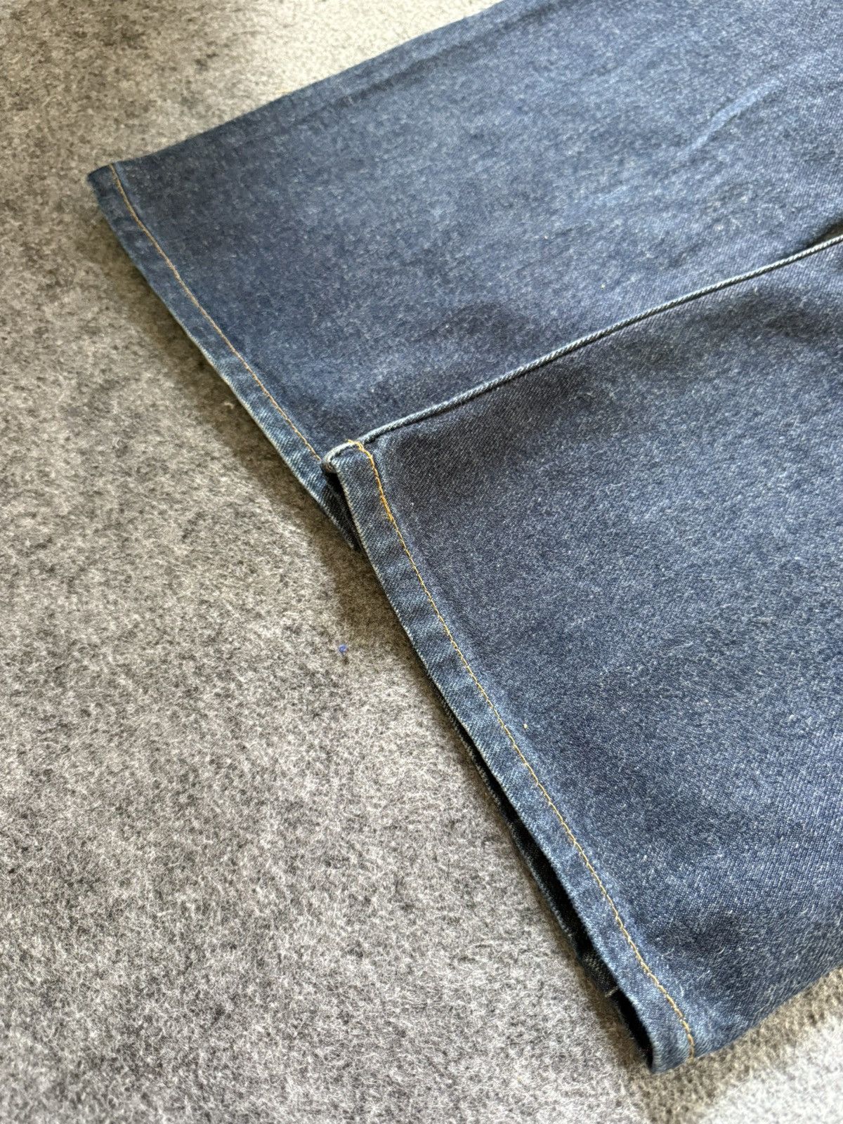 Levi's × Vintage Vintage Levis 517 Indigo Raw Flare Bootcut Jeans Size US 27 - 18 Thumbnail