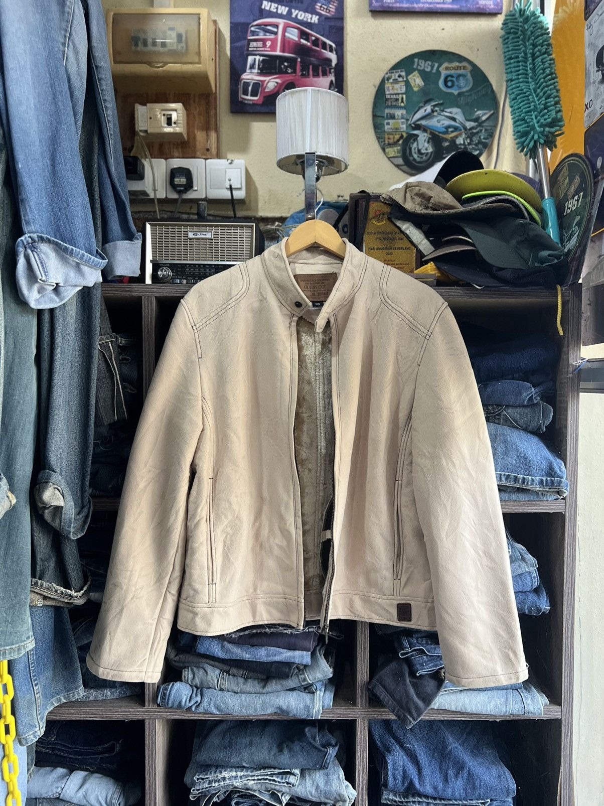 Guess 🔥Rare Guess Sherpa Zipper Jacket Size US M / EU 48-50 / 2 - 1 Thumbnail