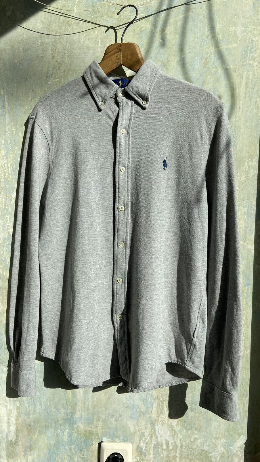 Ralph Lauren Polo Ralph Lauren Featherweight Mesh dark grey ls shirt Size US M / EU 48-50 / 2 - 5 Thumbnail