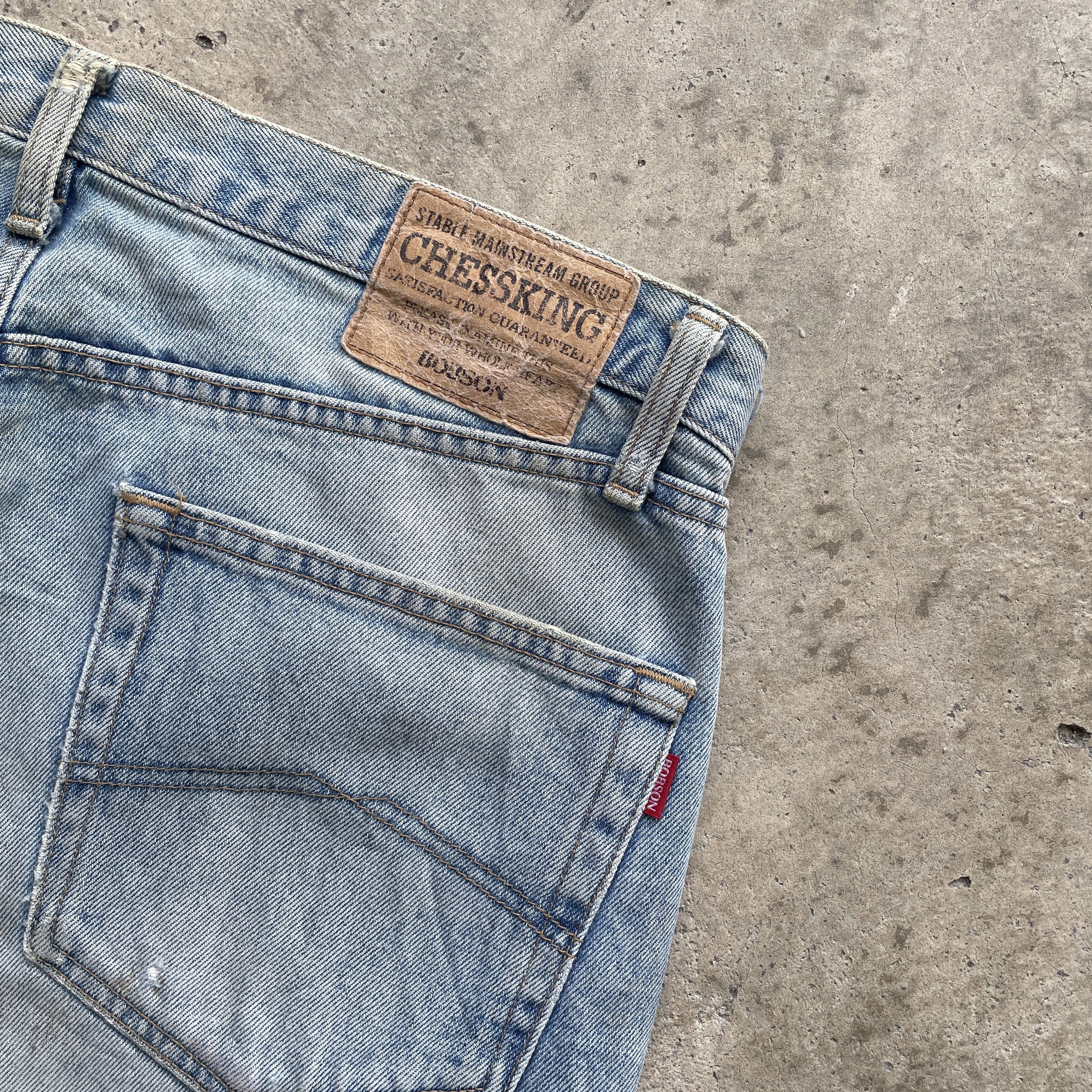 Japanese Brand W33 VINTAGE JAPAN BOBSON DENIM FADED DISTRESSED JEANS PANTS Size US 33 - 8 Thumbnail