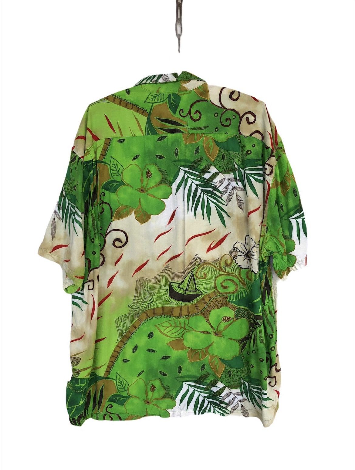 Jams World Jams World 🇺🇸 Floral Motif Rayon Hawaiian Shirt Size US L / EU 52-54 / 3 - 3 Thumbnail