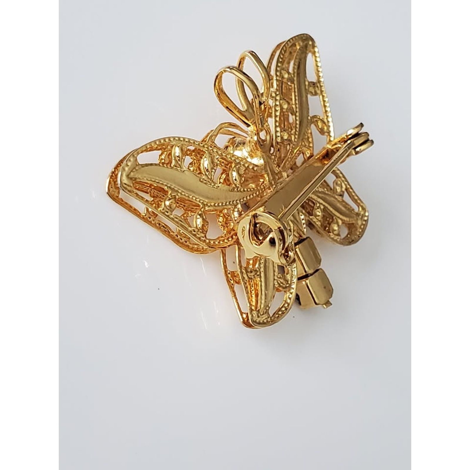 Other Vintage Butterfly Brooch Pendant Size ONE SIZE - 4 Thumbnail