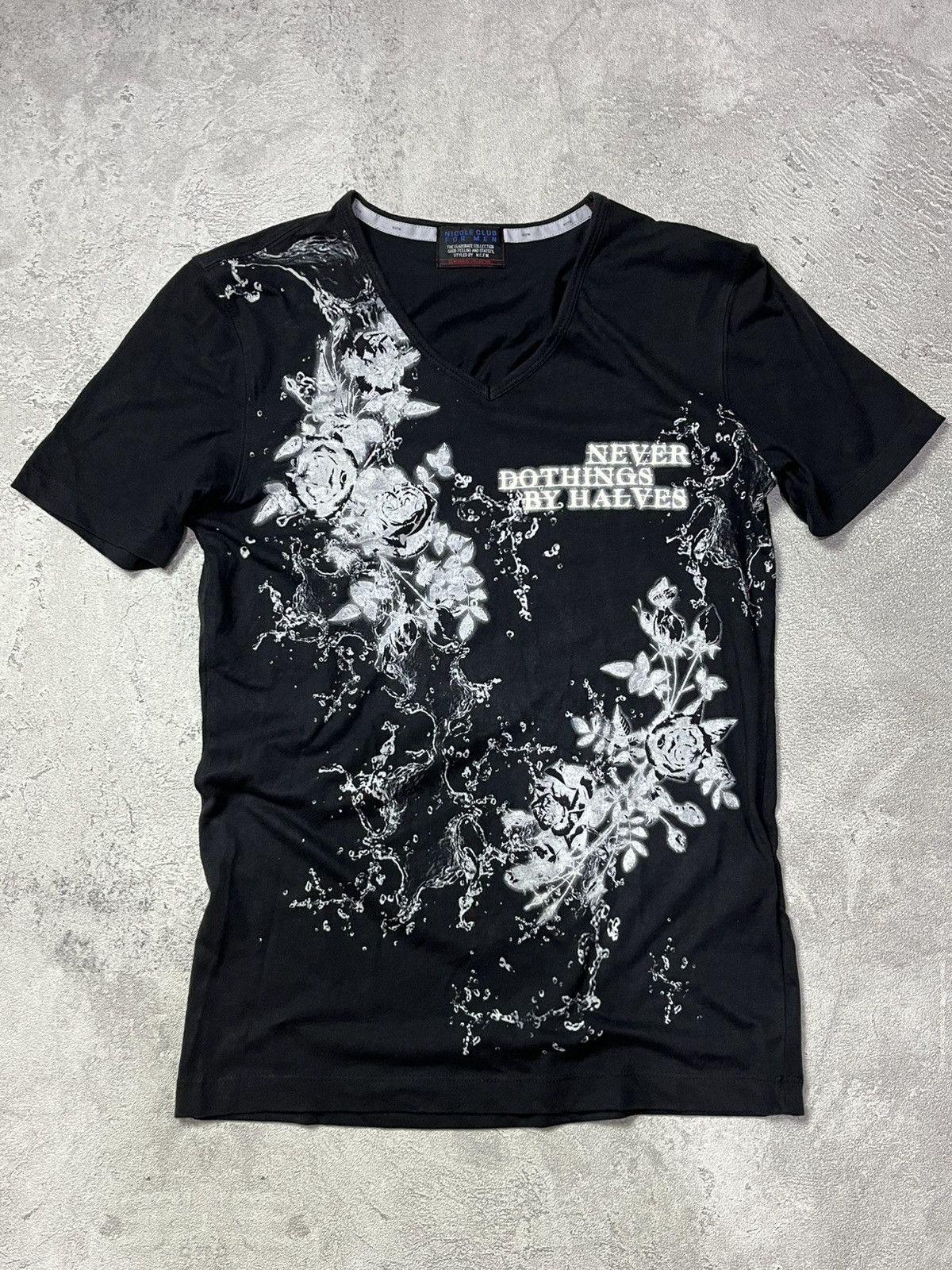 If Six Was Nine Nicole Club For Men Vneck Vkei Y2k Size US S / EU 44-46 / 1 - 1 Thumbnail