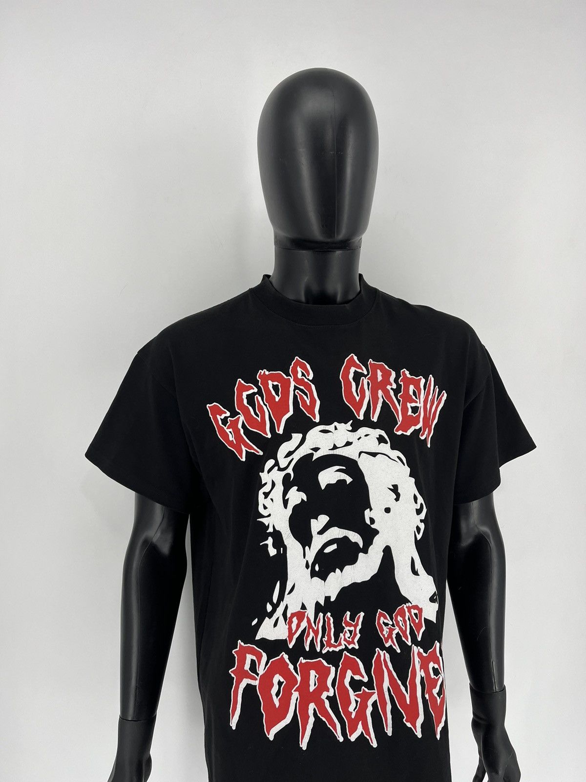 GCDS GCDS Grew Jesus Only God Forgives Shirt Band Tee Style Size US M / EU 48-50 / 2 - 3 Thumbnail