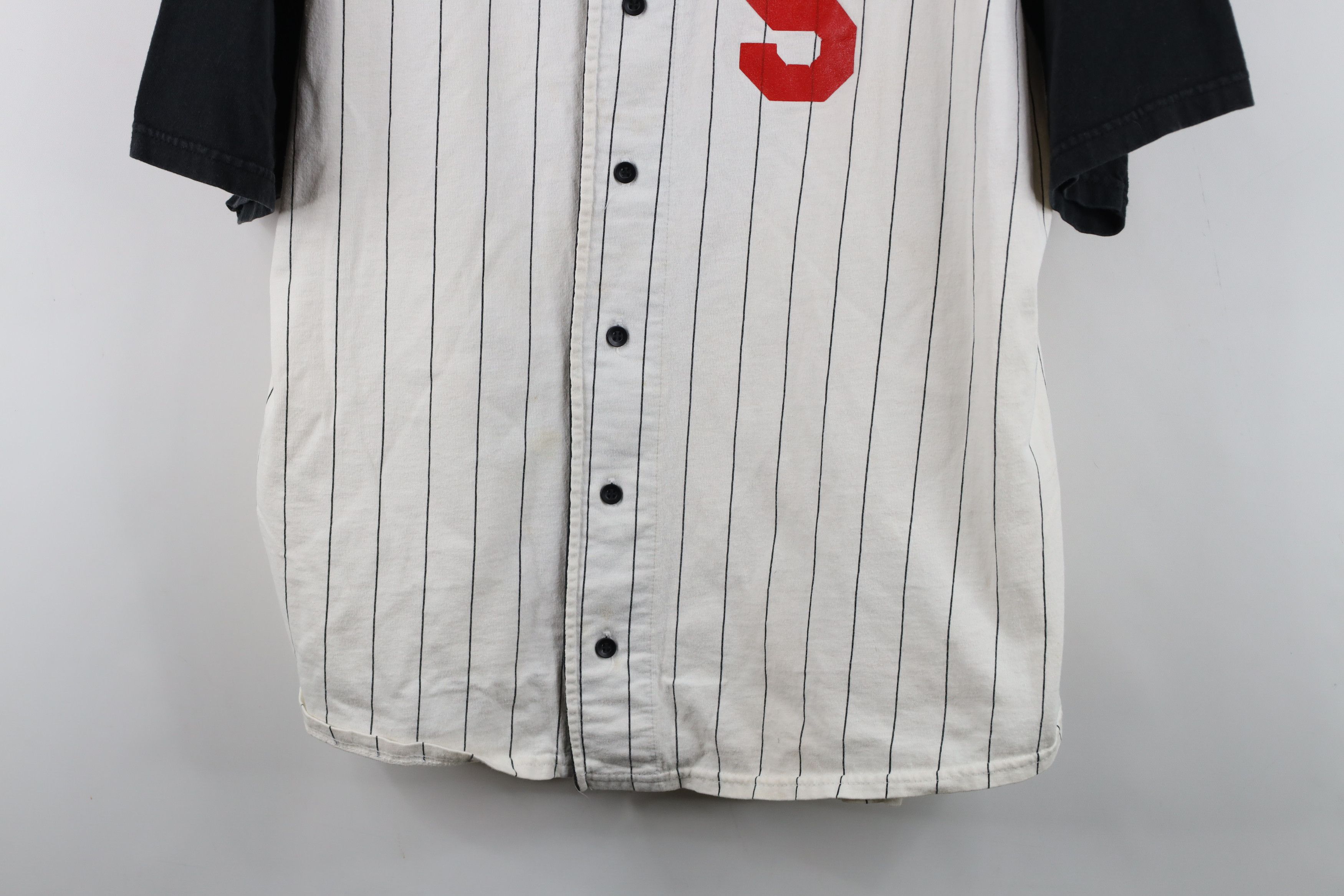 Vintage Vintage 90s Streetwear Short Sleeve Baseball Jersey Size US XL / EU 56 / 4 - 3 Thumbnail