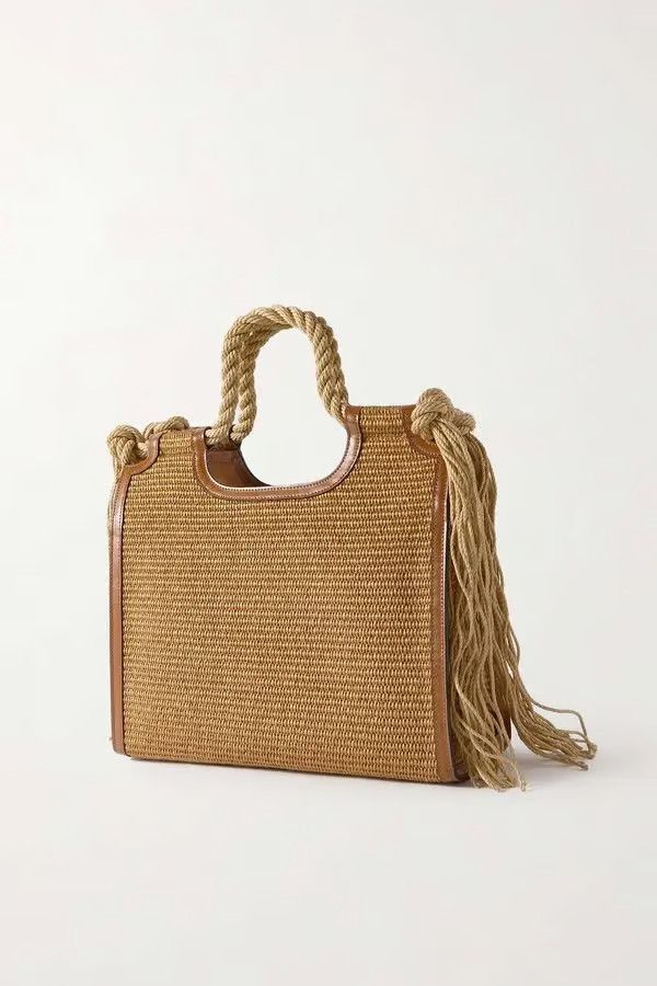 Marni oc11z0525 Size: OS/ Raffia Tote Bag in Brown Size ONE SIZE - 3 Thumbnail