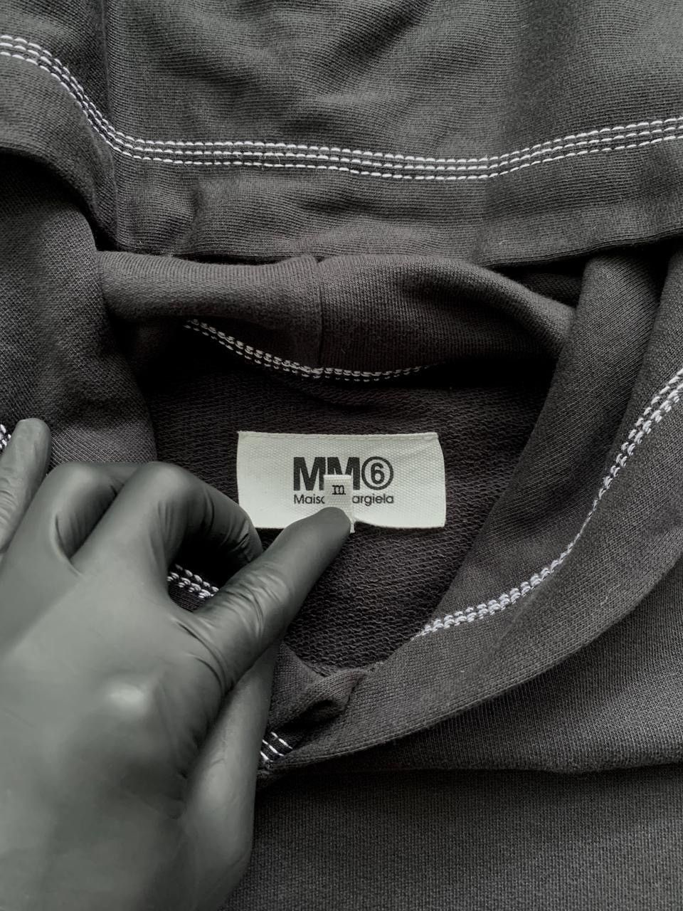 Maison Margiela FREE TAX! MM6 Contrast Stitching Side Cut Hoodie Size US L / EU 52-54 / 3 - 7 Thumbnail