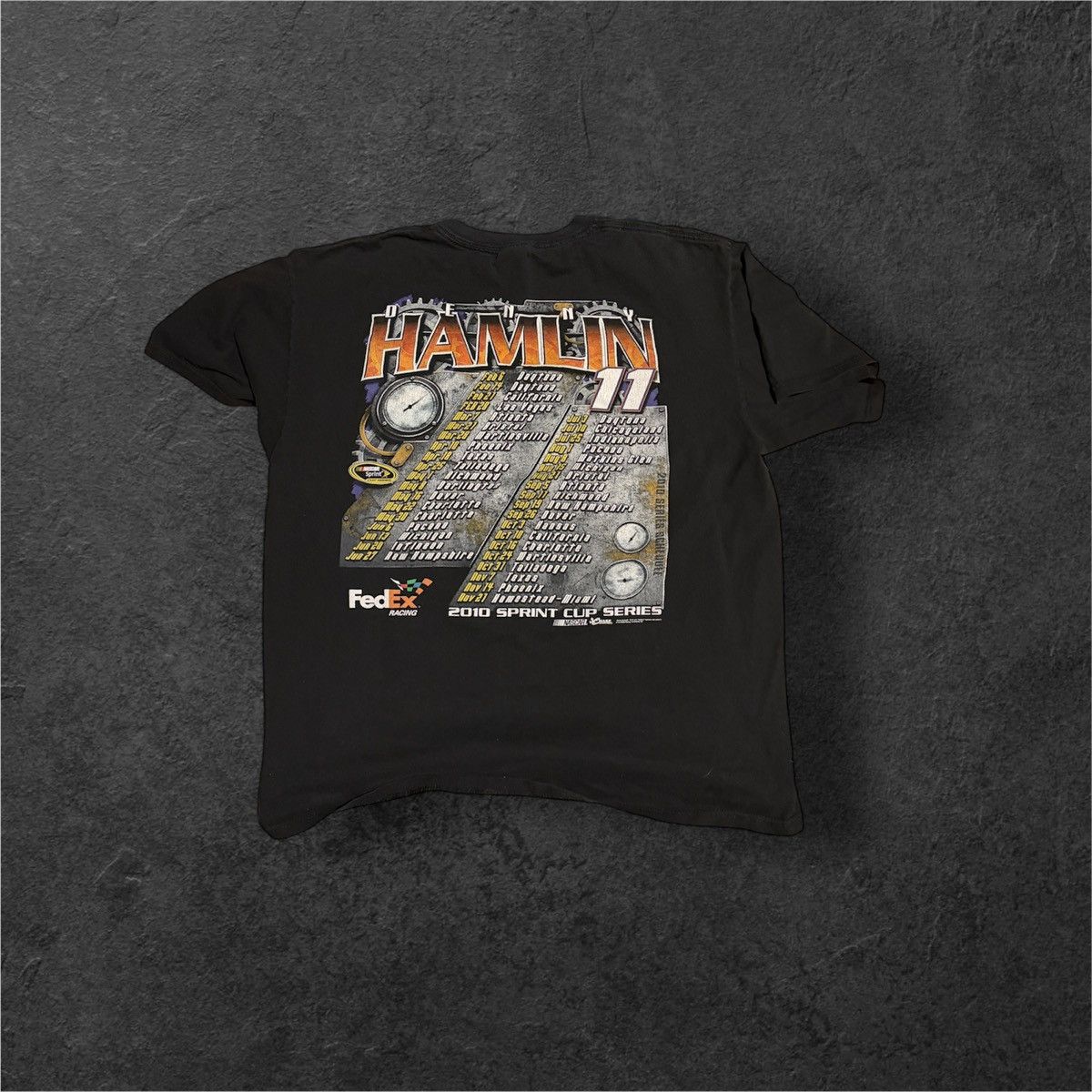 Other Vintage Denny Hamlin tee Size US XL / EU 56 / 4 - 2 Thumbnail