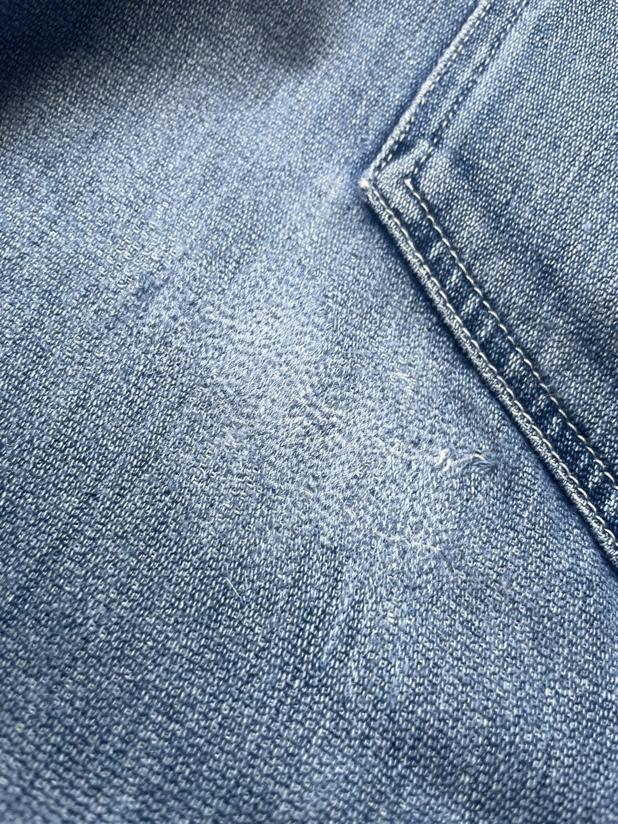 Levi's × Vintage Vintage 2003 Levis 503 e Side Pocket Distresed Denim Size US 34 / EU 50 - 17 Thumbnail