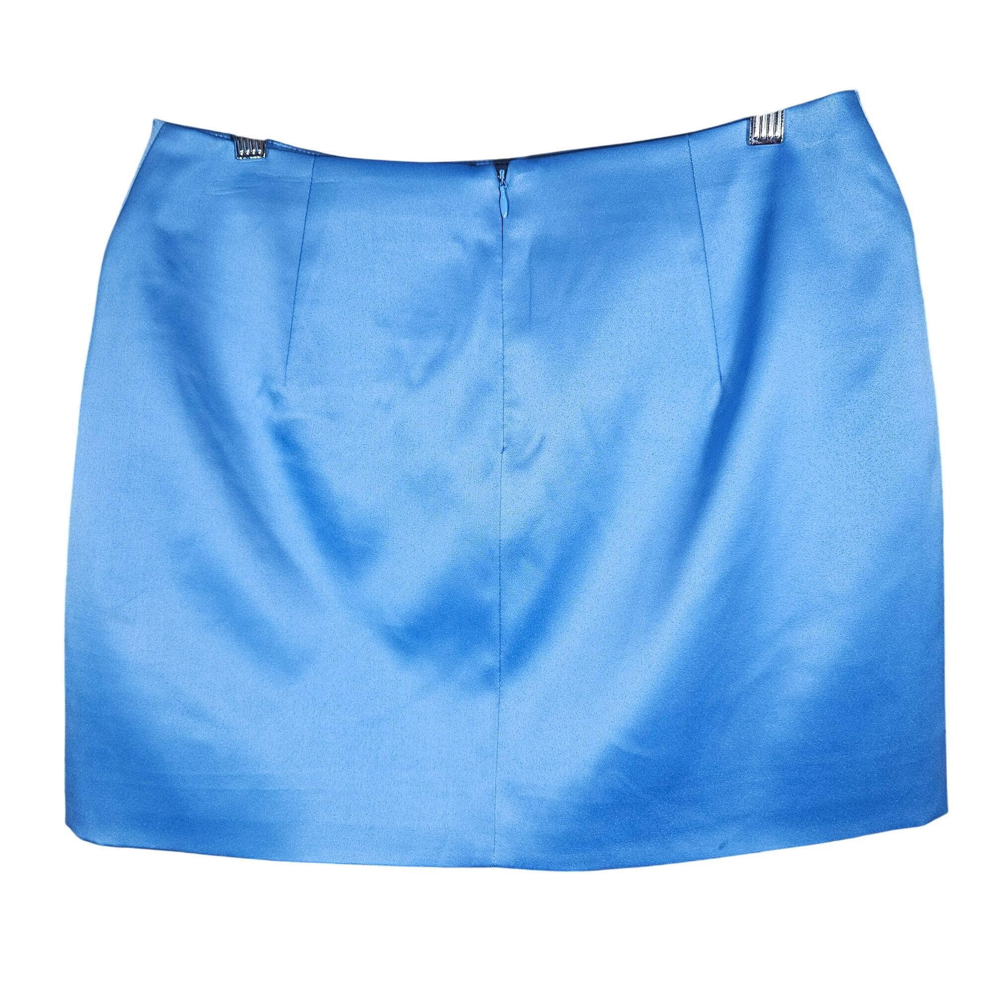 Baum und Pferdgarten Baum Und Pferdgarten Women’s Satin Skirt Blue 6 Quiet Luxury Size 28" / US 6 / IT 42 - 5 Thumbnail