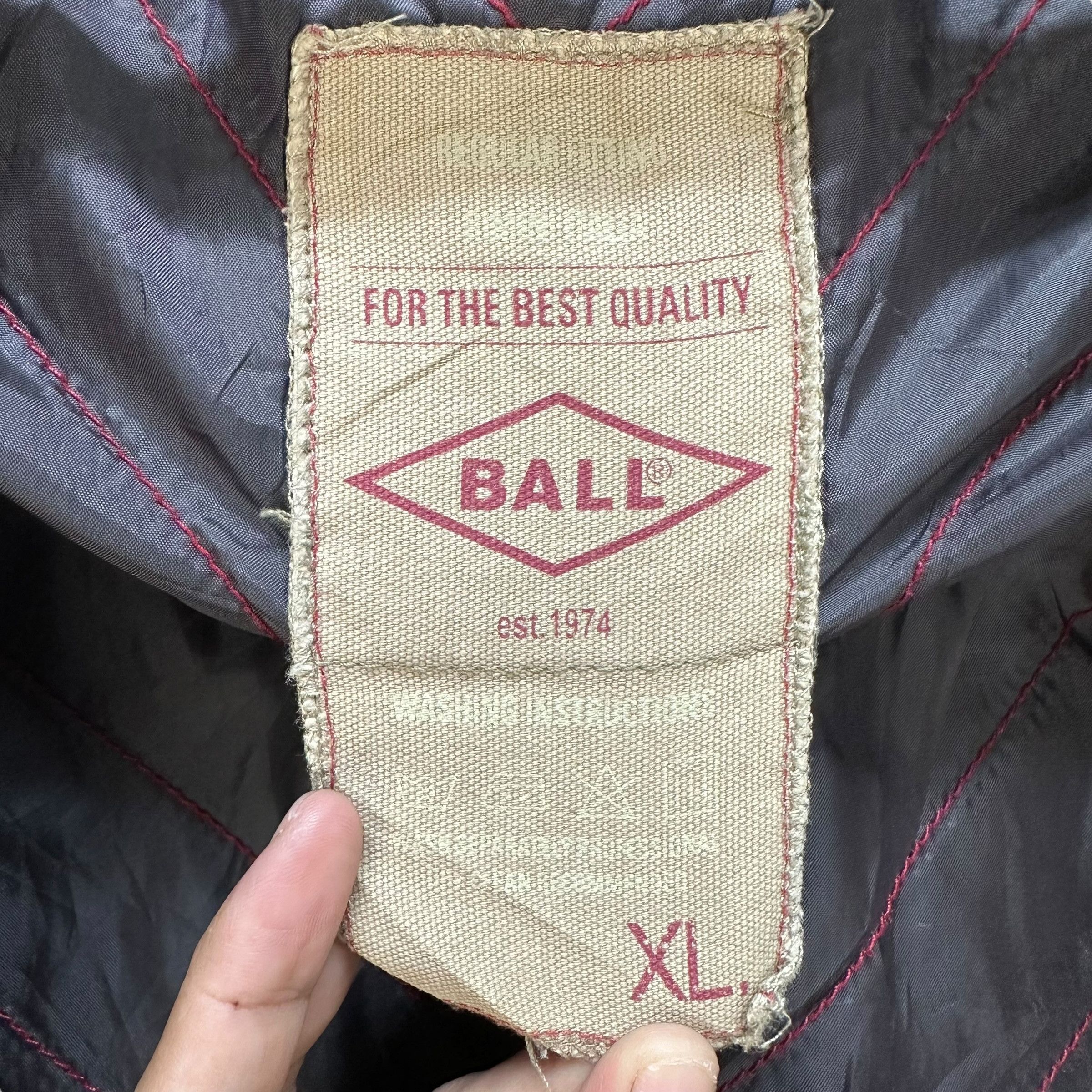 Japanese Brand BALL Four Pocket Chore Jacket #A48-1131 Size US XL / EU 56 / 4 - 8 Thumbnail
