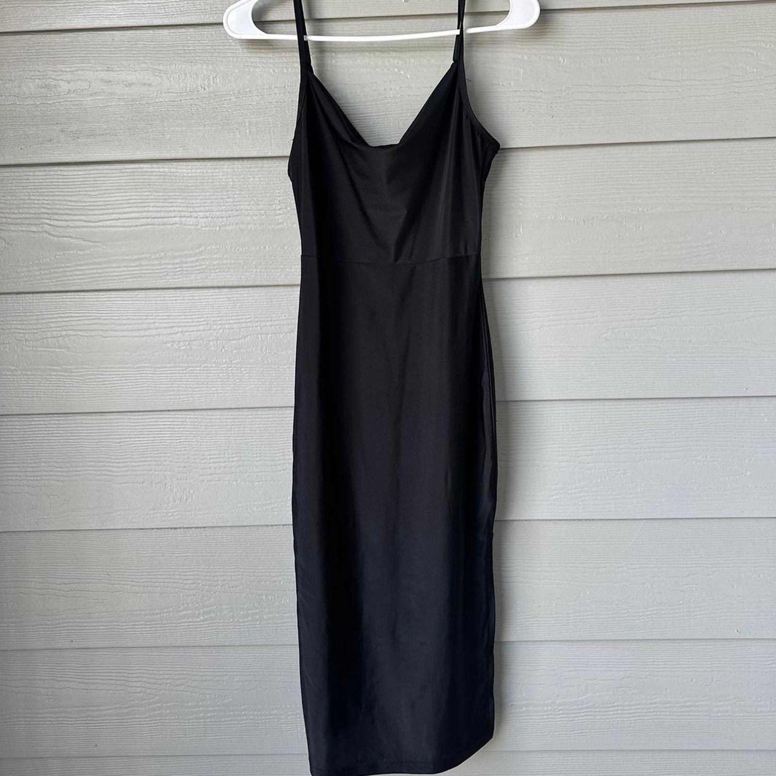Shein Black midi dress Size S / US 4 / IT 40 - 1 Thumbnail
