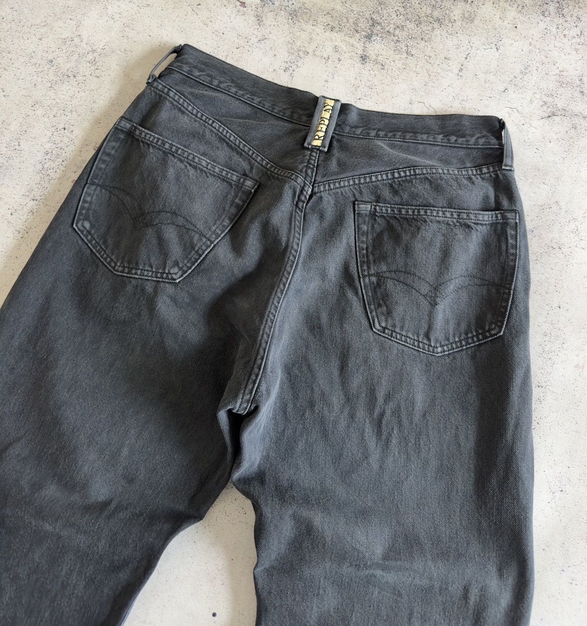 Replay Vintage Replay Gray Denim Jeans Pants Size 34 Size US 34 / EU 50 - 4 Thumbnail