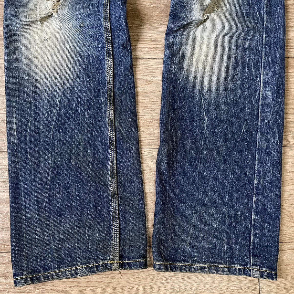 Diesel Vintage Diesel Distressed Straight Cut Faded Mud Wash Denim Size US 32 / EU 48 - 5 Thumbnail