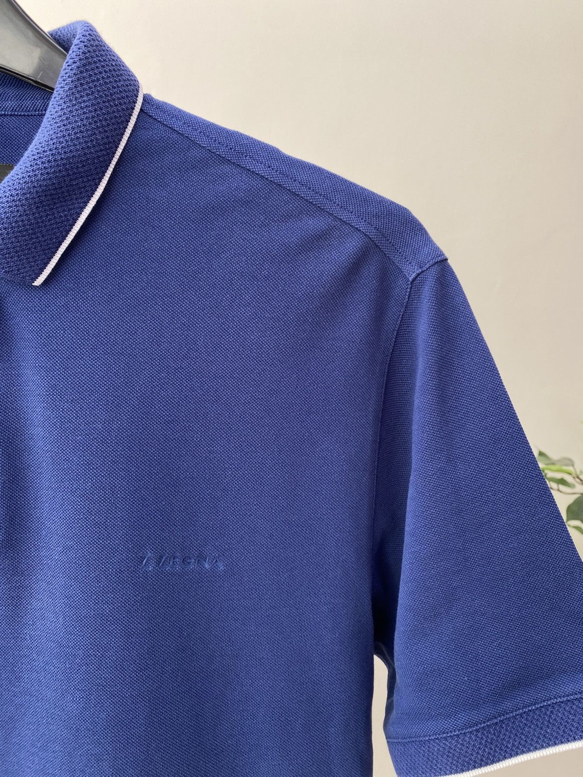 Z Zegna Vintage Z Zegna Navy Embroidered Logo Polo Shirt Size US M / EU 48-50 / 2 - 3 Thumbnail