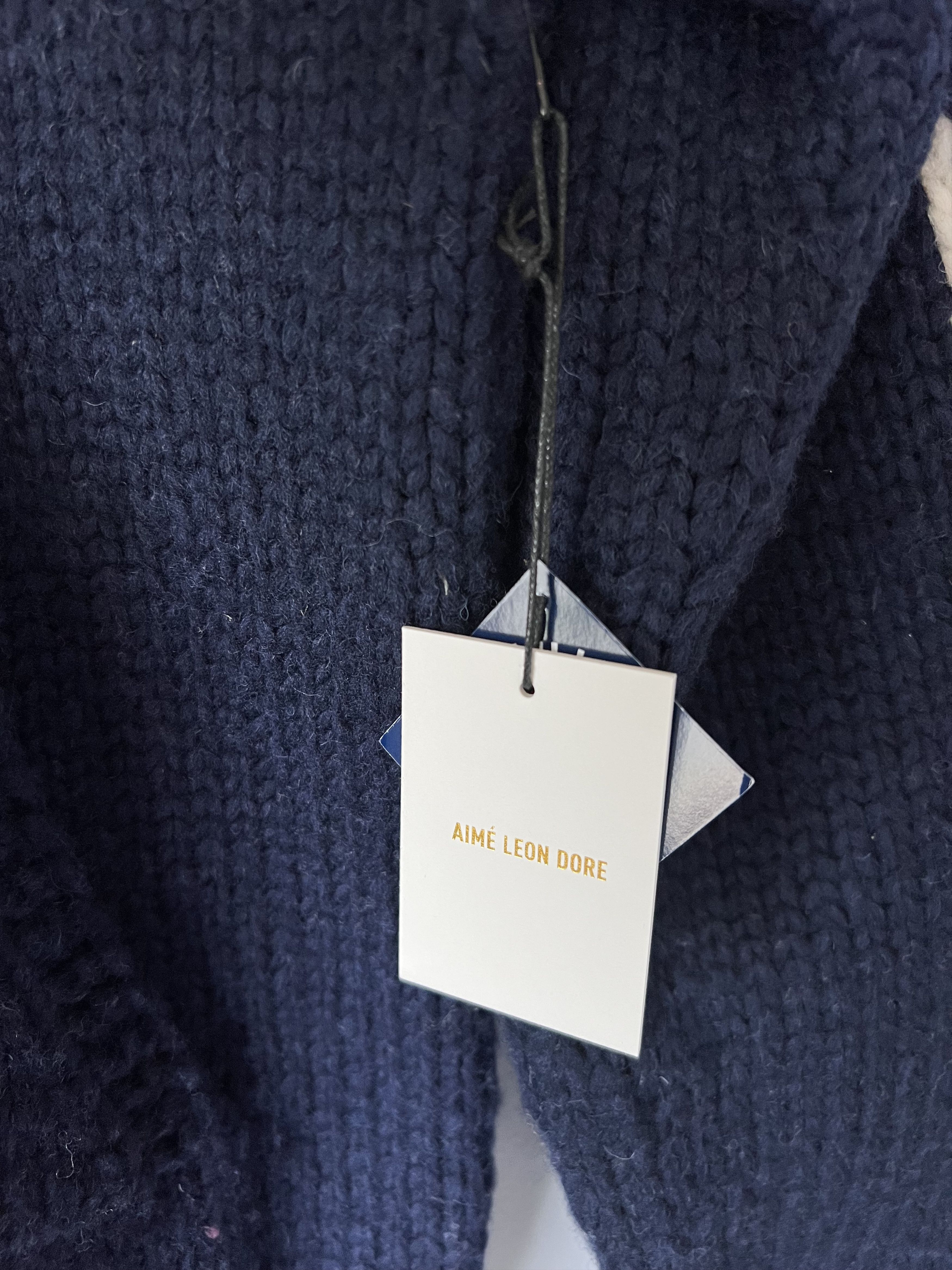 Aime Leon Dore Aime Leon Dore New York Yankees Hand Knit Sweater in Navy Size US L / EU 52-54 / 3 - 7 Thumbnail